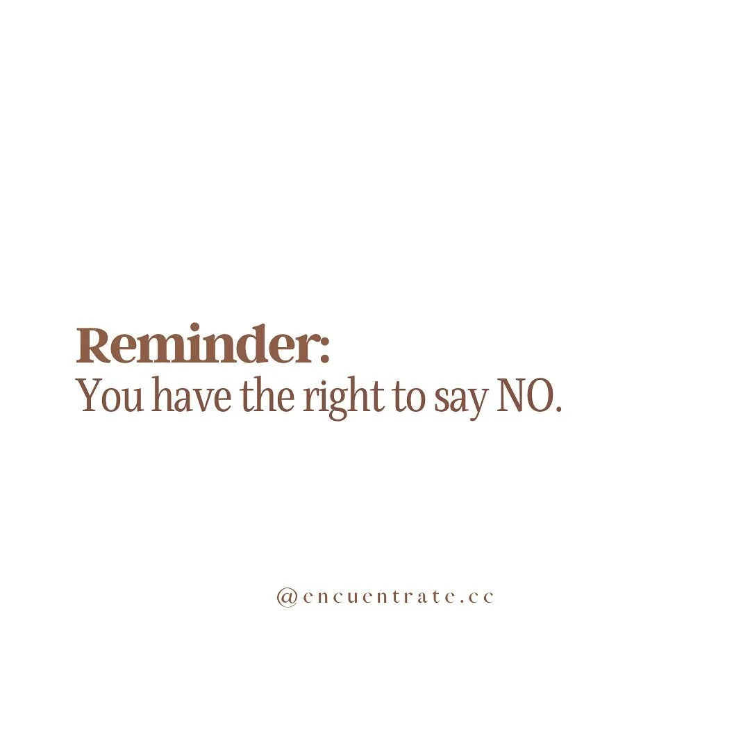 Give yourself permission to say &quot;No&quot; to the things, people and situations that do not align with you ✨

Prioritize your time and energy to the things that are most important to you and align to with who you are, your intentions and values  