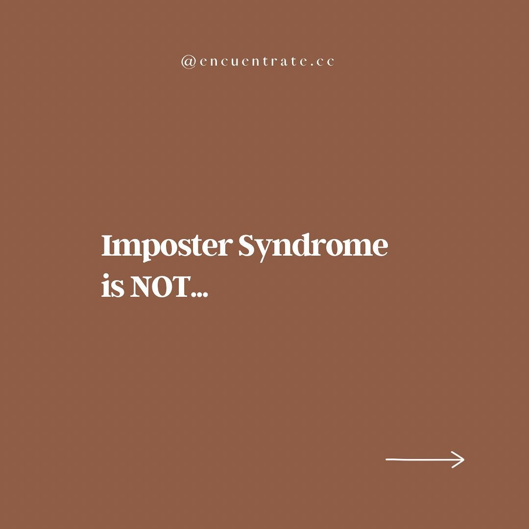 You are constantly achieving and being recognized for your success but you still feel like a &ldquo;fraud.&rdquo; 

Does this sound like you?   You&rsquo;re not alone! Imposer syndrome or imposter phenomenon is real and it can affect anyone, particul