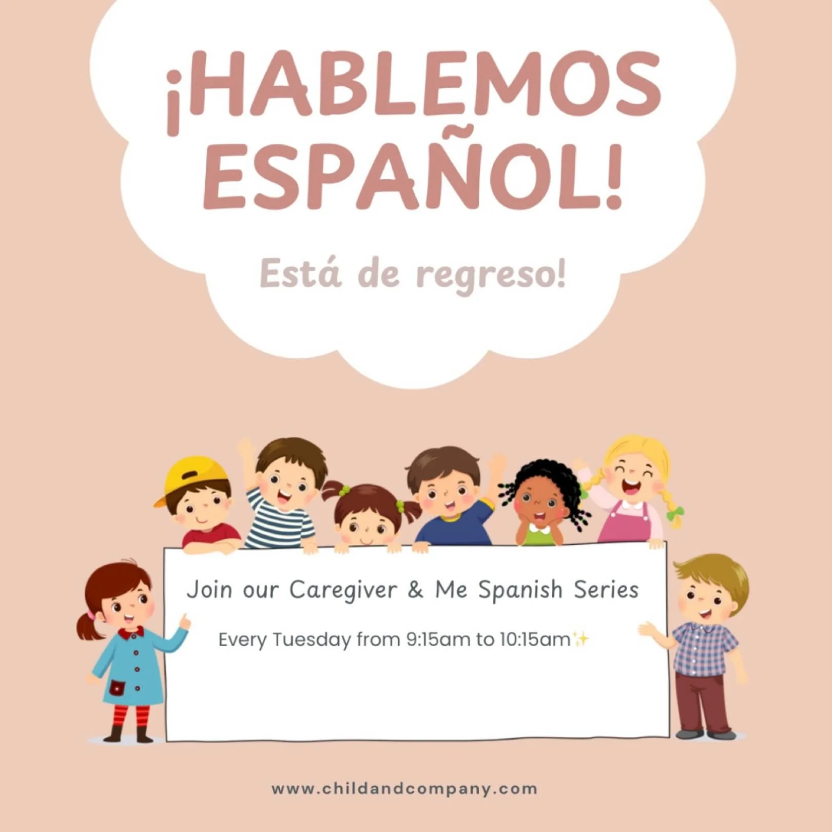 Something like this? Ready to add a little fiesta to your mornings? 💃🏻🎉 Join our Caregiver &amp; Me Spanish Series &ndash; Holiday Edition for a fun and festive way to learn Spanish with your little one!

📅 Every Tuesday, 9:15am&ndash;10:15am 🗓️