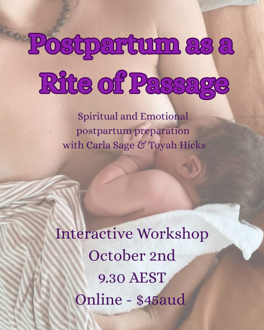 Postpartum as a Rite of Passage