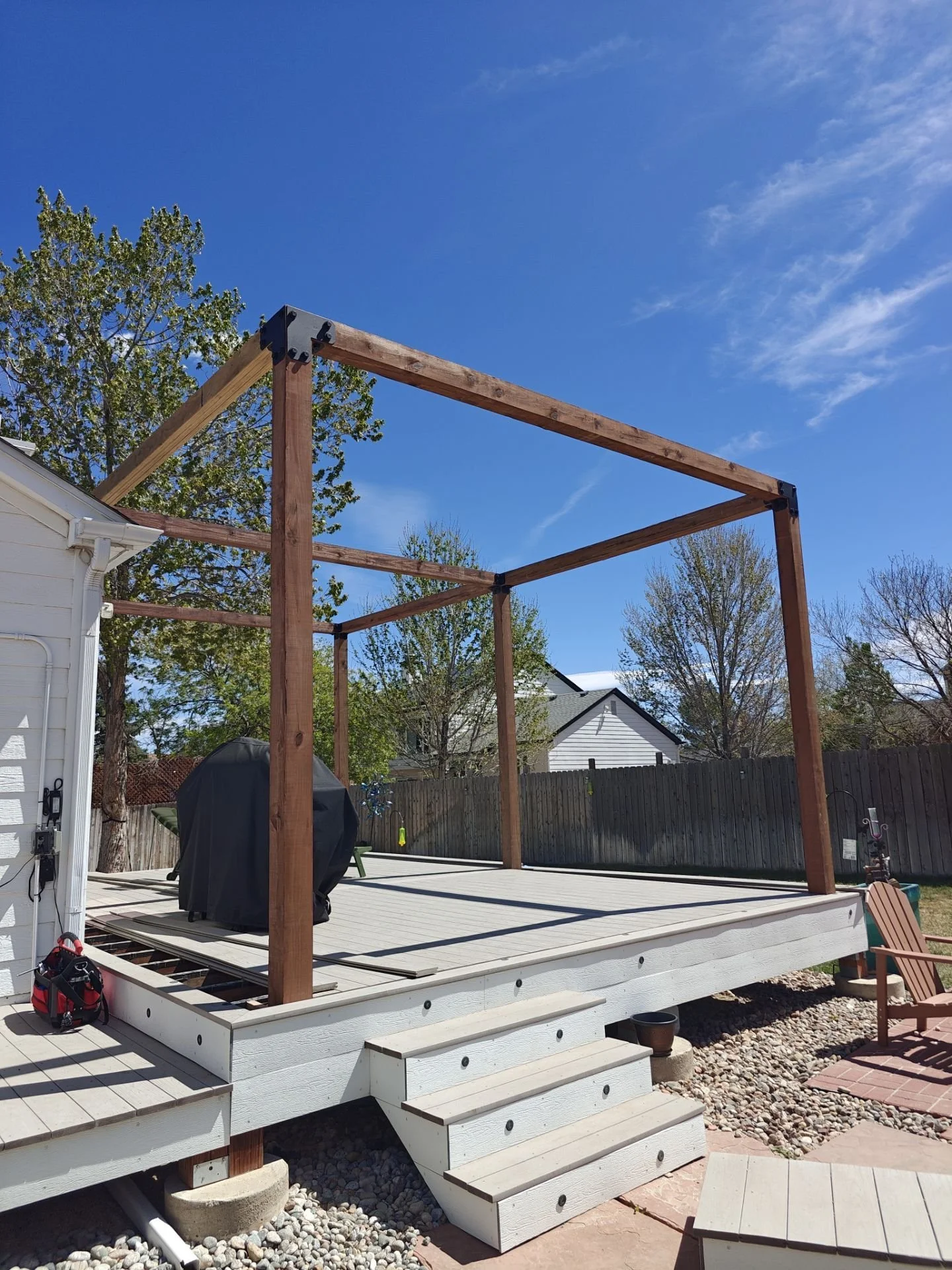 Custom build pergola in Westminister by Arvada Handyman