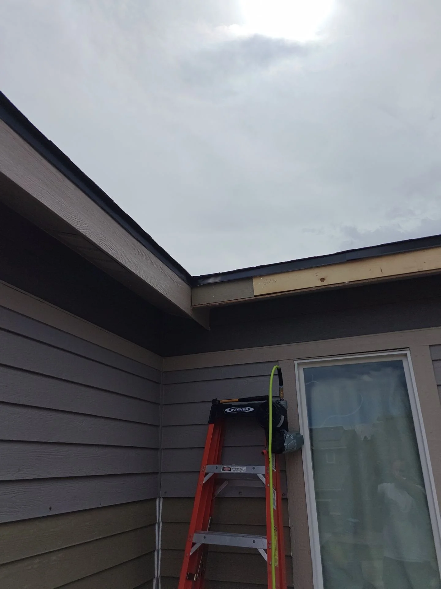 James Hardie fascia repair coordinated with fiber-cement siding