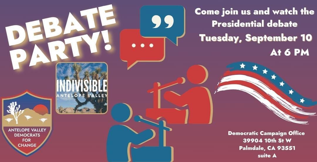Presidential Debate Watch Party in Palmdale!