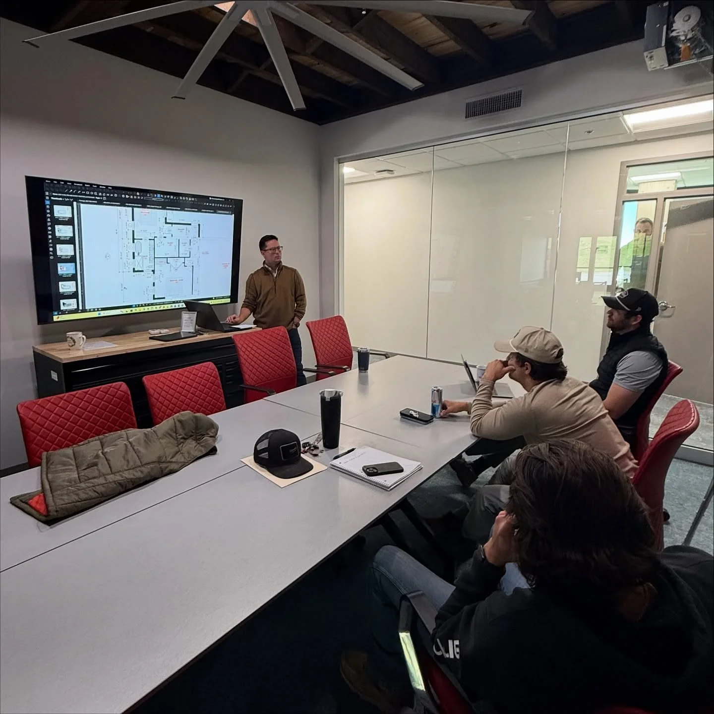 Behind every smooth build is a team that never stops syncing.

This week, our lead architect walked our project managers through a refresh and live Q&amp;A on reading his team's design plans&mdash;making sure what&rsquo;s drawn gets built exactly as 