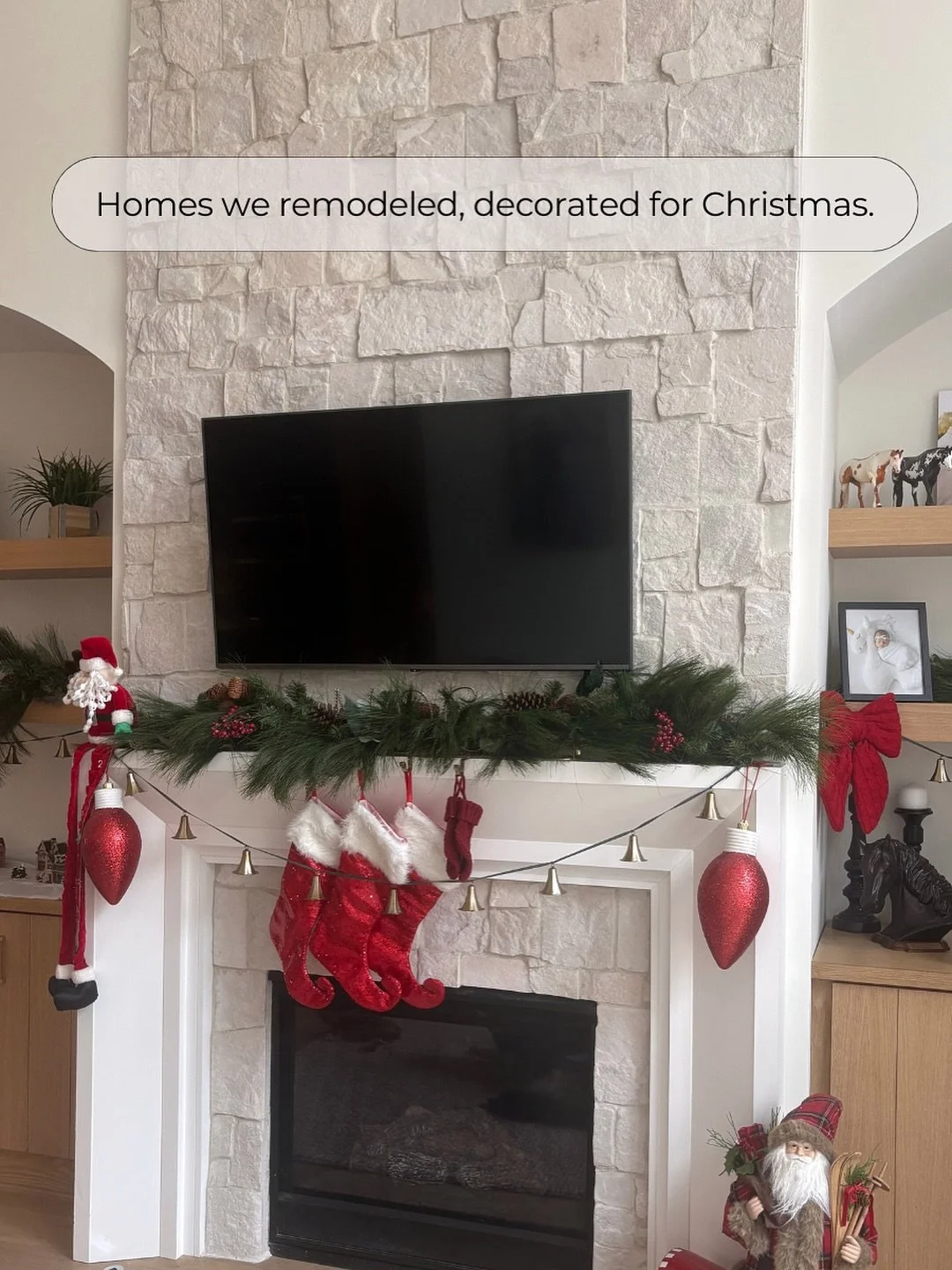 There&rsquo;s something really special about hearing from our clients months after the remodel is complete. Especially when the homes are sprinkled with Christmas magic. 🎄