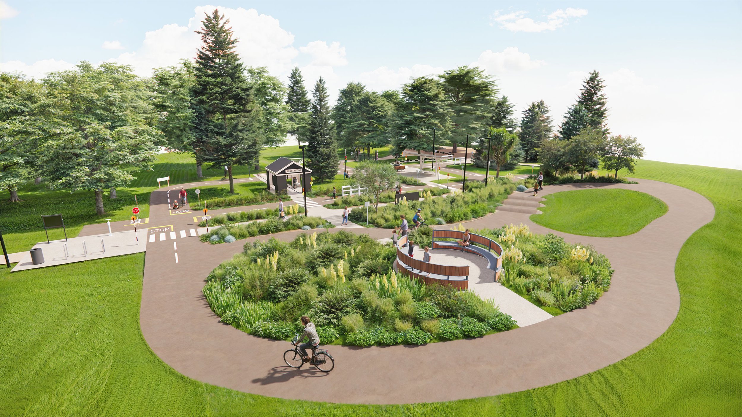 Botanic Landscape Architects park design Ashburton domain play