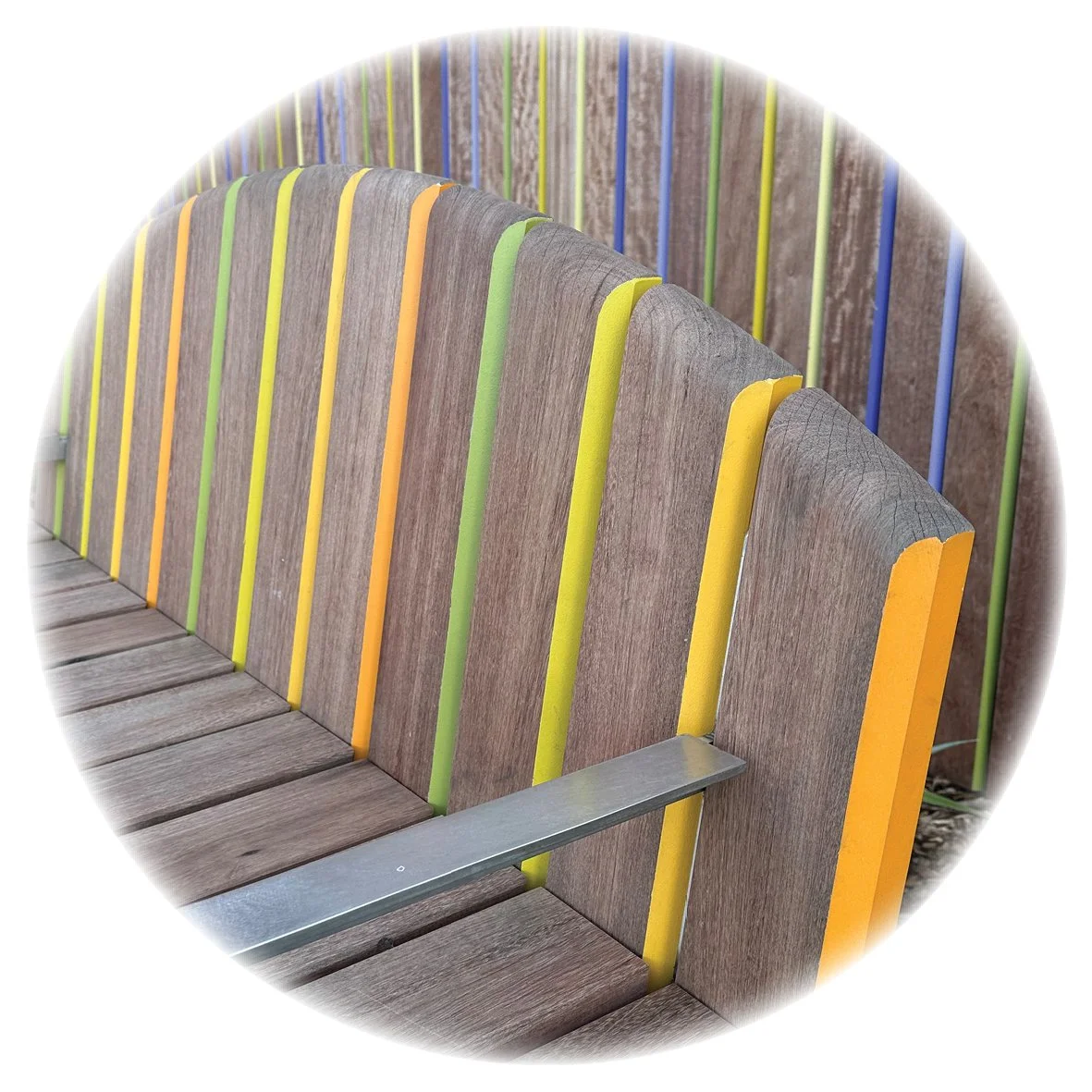 The Court Theatre, in the heart of the Christchurch Performing Arts Precinct includes interactive sculptures and spaces to relax in the sun. Designed in collaboration with mana whenua and Gap Filler. 