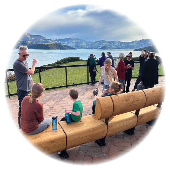 Takarangi platform at Takapūneke Reserve, Akaroa - in collaboration with CCC and Ōnuku rūnanga (under construction)