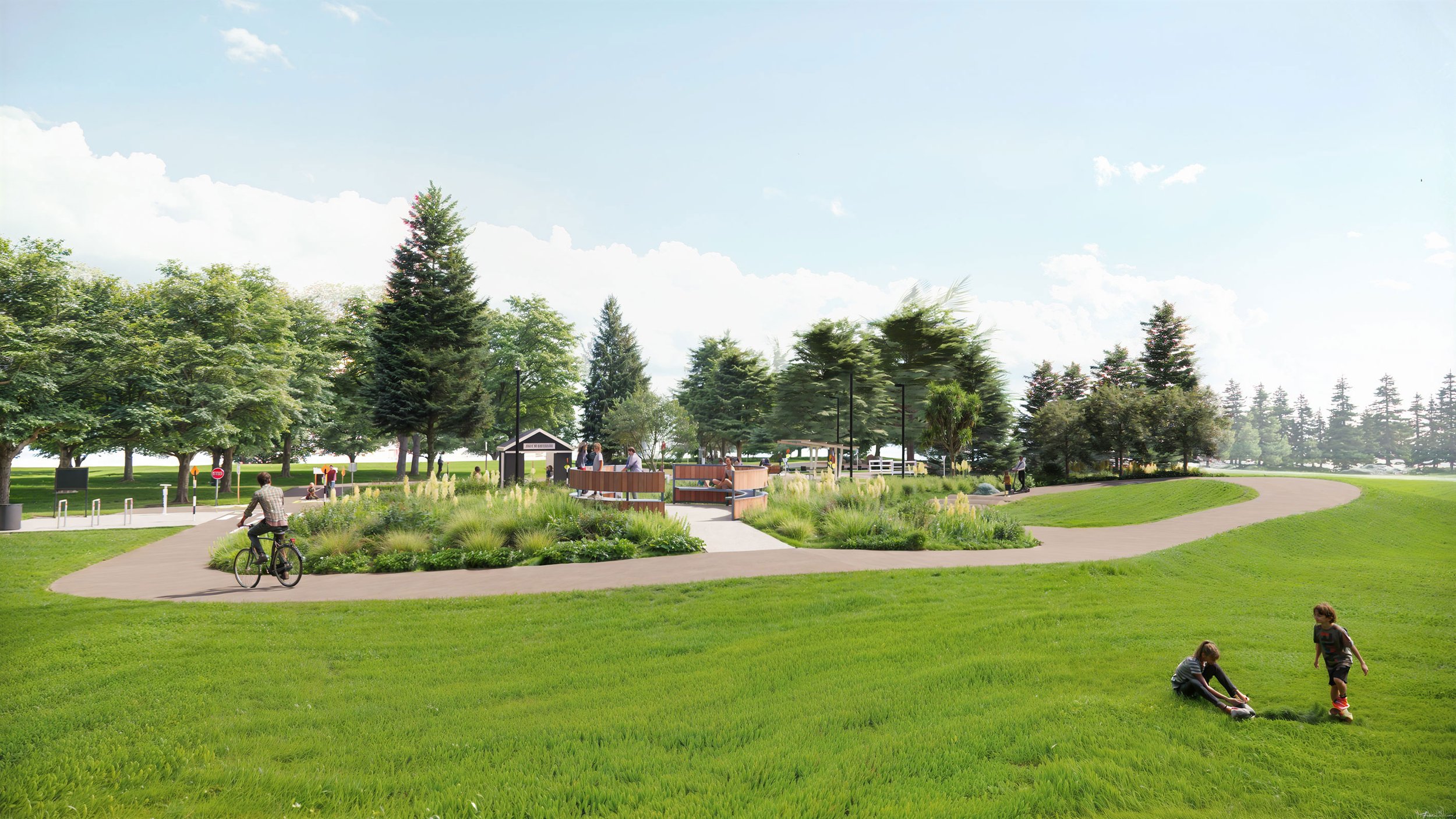 Botanic Landscape Architects park design Ashburton domain play