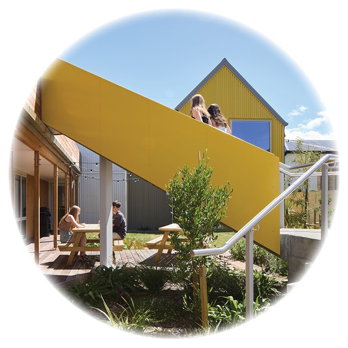 The Youth Hub Stage 1 providing wrap-around youth services, supported housing and an activities courtyard - In collaboration with Matapopore and Wood Ltd (ongoing)