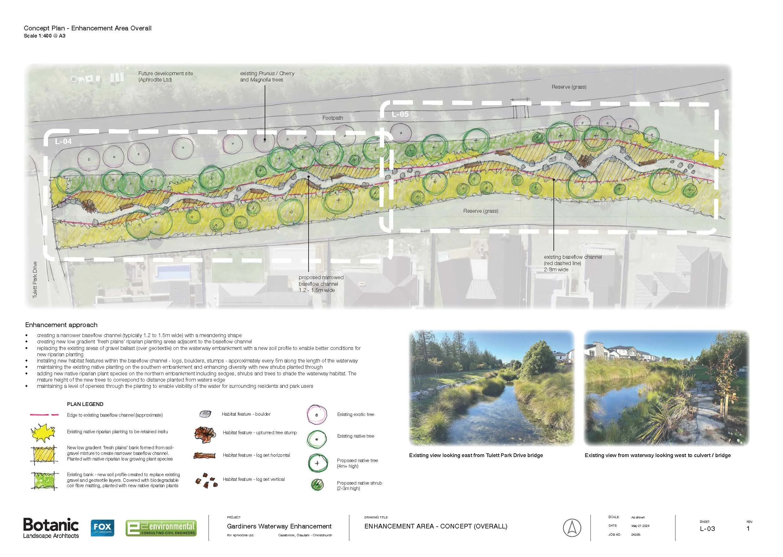 Botanic Landscape Architects Ecological Stream Restoration concept