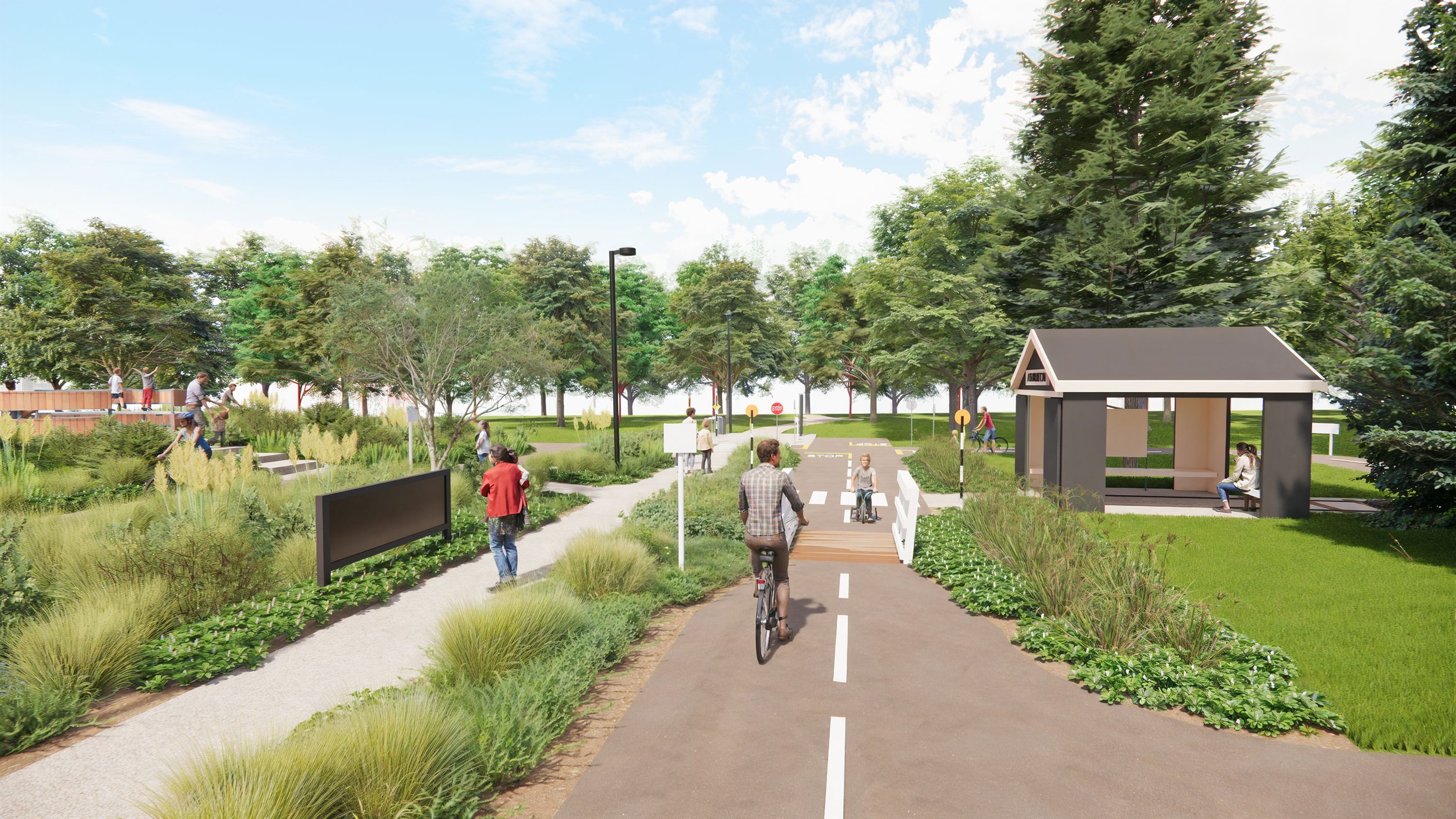 Botanic Landscape Architects park design Ashburton domain play