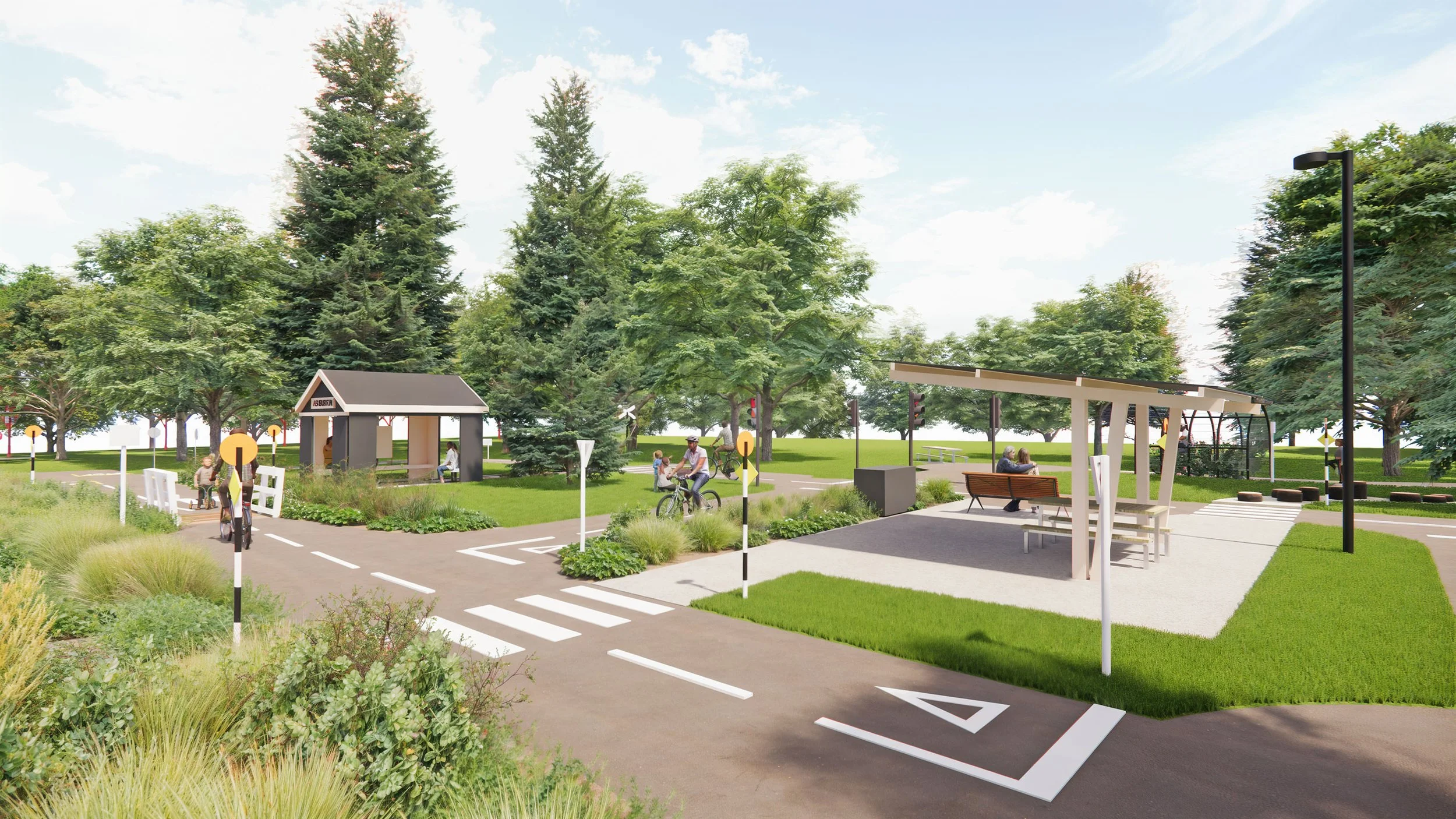Botanic Landscape Architects park design Ashburton domain play