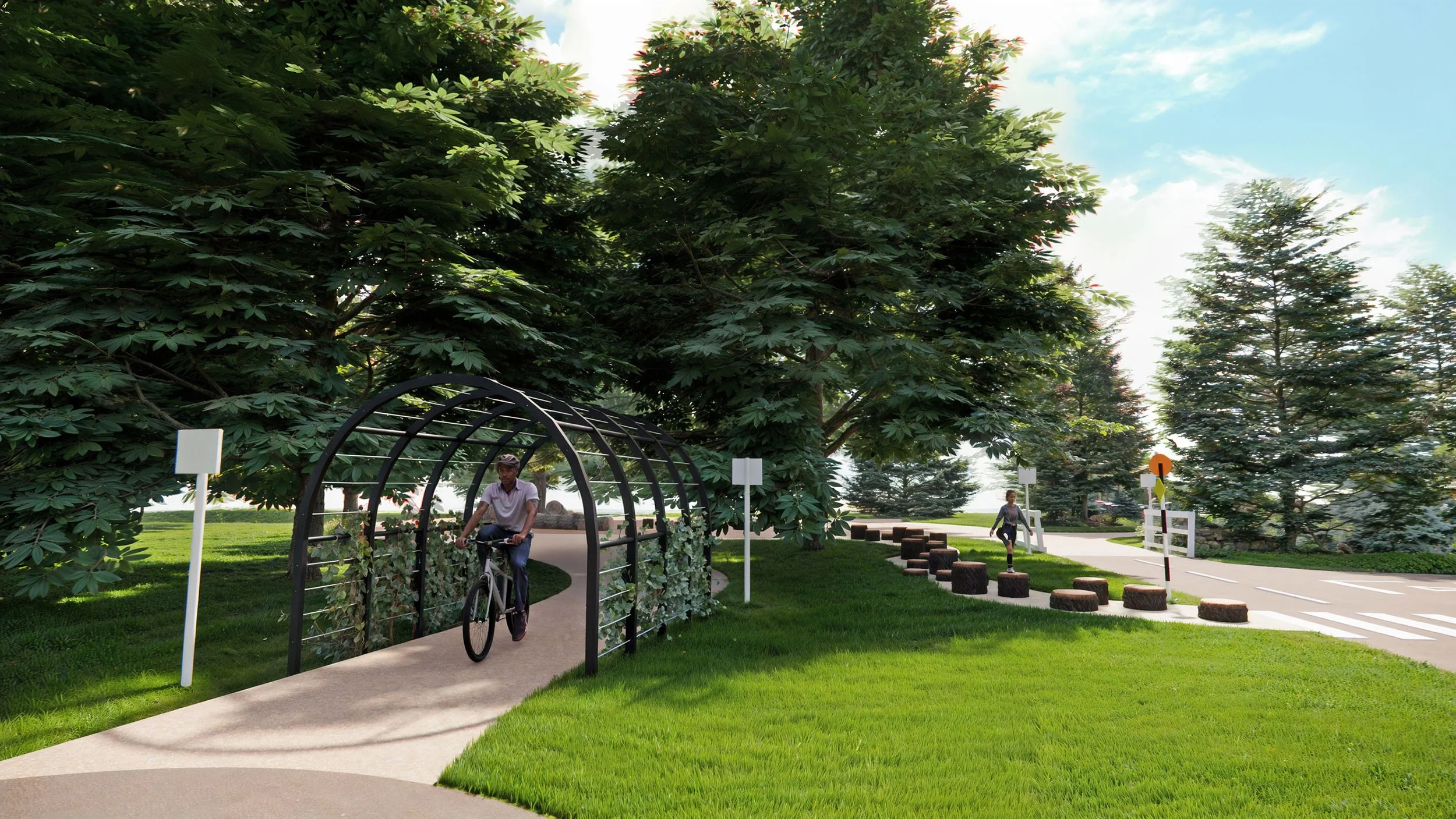 Botanic Landscape Architects park design Ashburton domain play