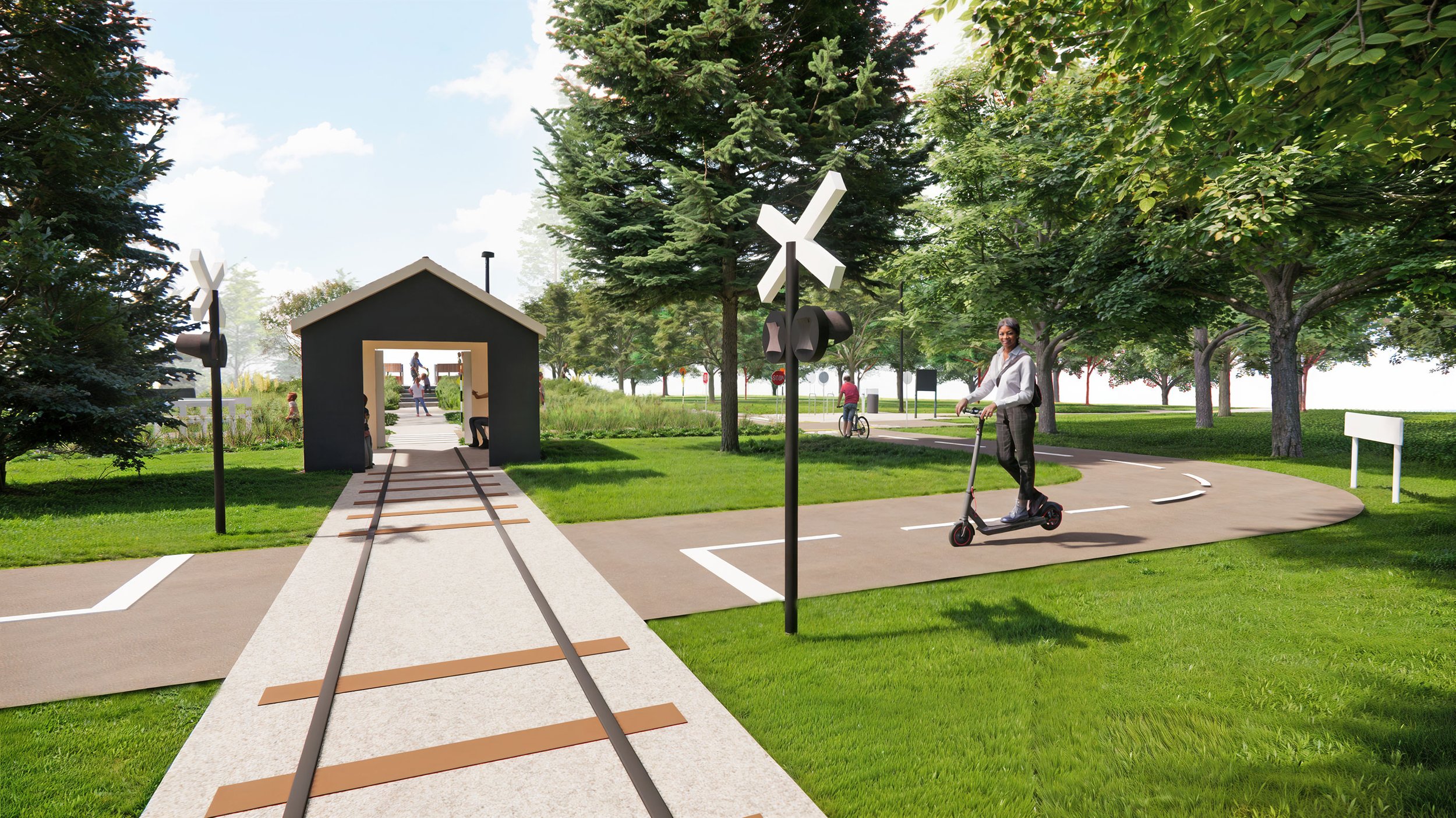 Botanic Landscape Architects park design Ashburton domain play