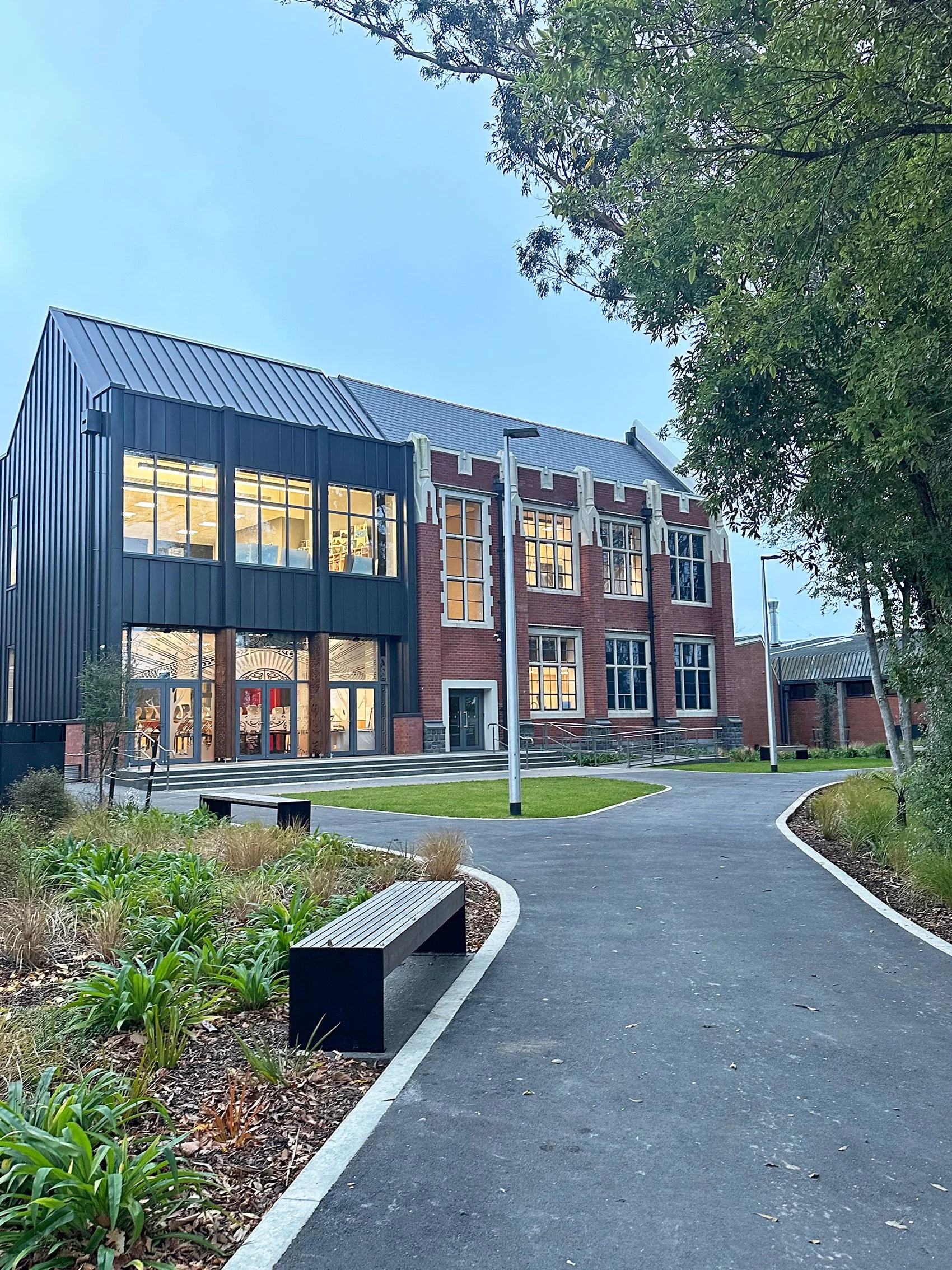 Botanic Landscape Architects celebrates with the winners at the NZIA Canterbury Architecture 2026 awards Christchurch Boys High School