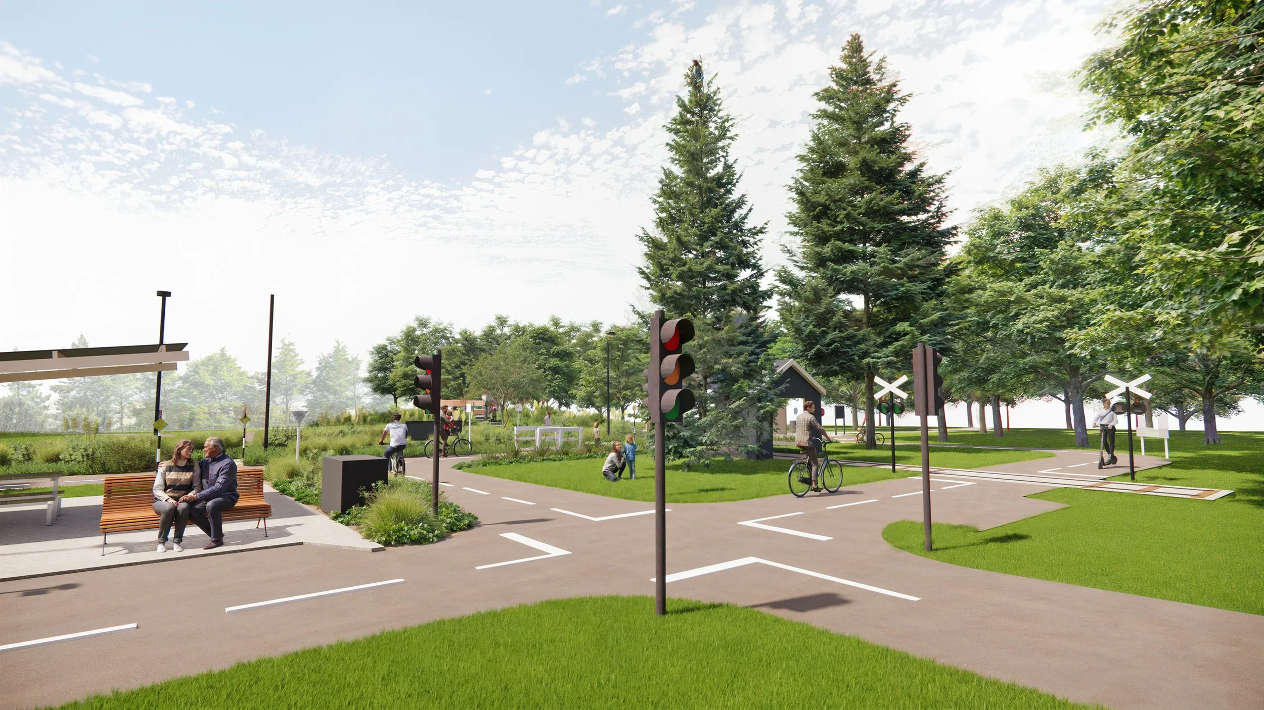Botanic Landscape Architects park design Ashburton domain play