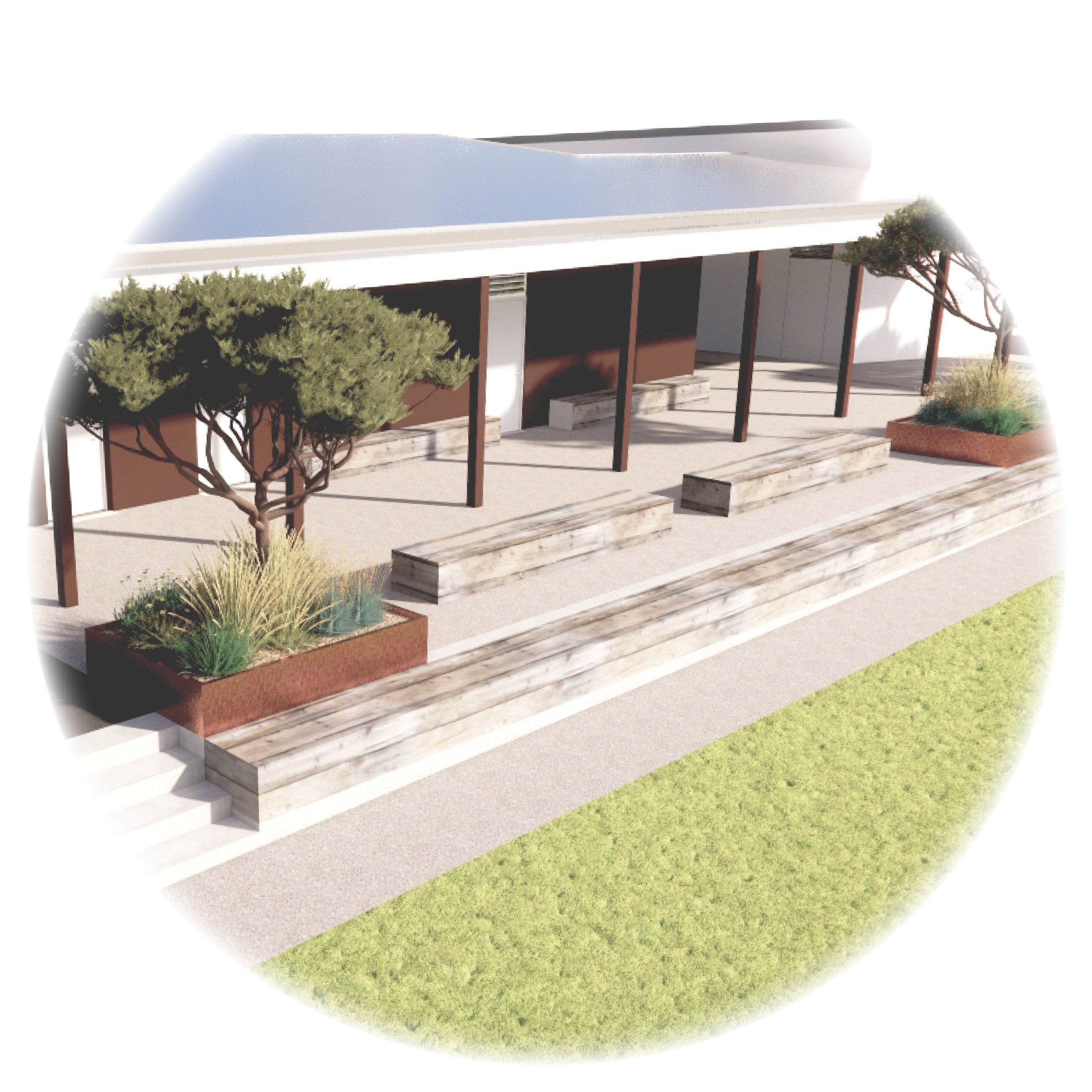 Tapoa Naval Point Stage 3 landscape
- In collaboration with Ngāti Wheke and CCC (under construction)