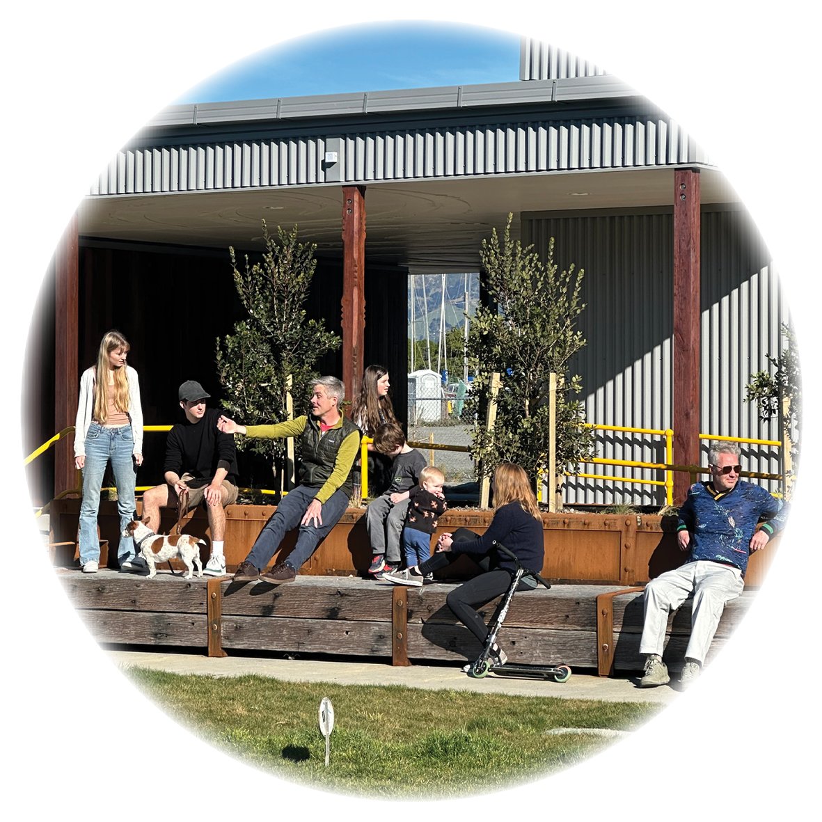 Repurposed wharf timbers and an industrial marine character at Tapoa Naval Point Stage 3 Landscape
- In collaboration with Ngāti Wheke and CCC 