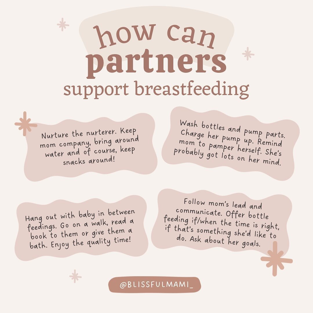 How can a partner help + support their breastfeeding partner? My husband would always ask what I needed and these are just a few things he did that helped me a ton. Especially things like charging my pump (I&rsquo;d be so tired I&rsquo;d forget somet