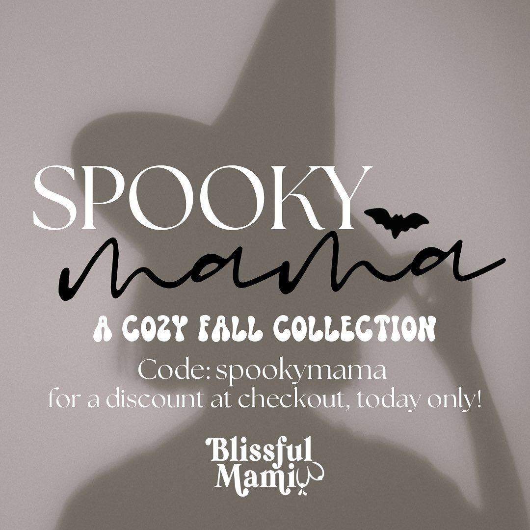 Spooky Mama collection is now available! All the links are in our stories today as well as in our bio. Remember that everything is limited quantity as it&rsquo;s seasonal merch and once it sells out, it will not be restocked- so grab if if you&rsquo;
