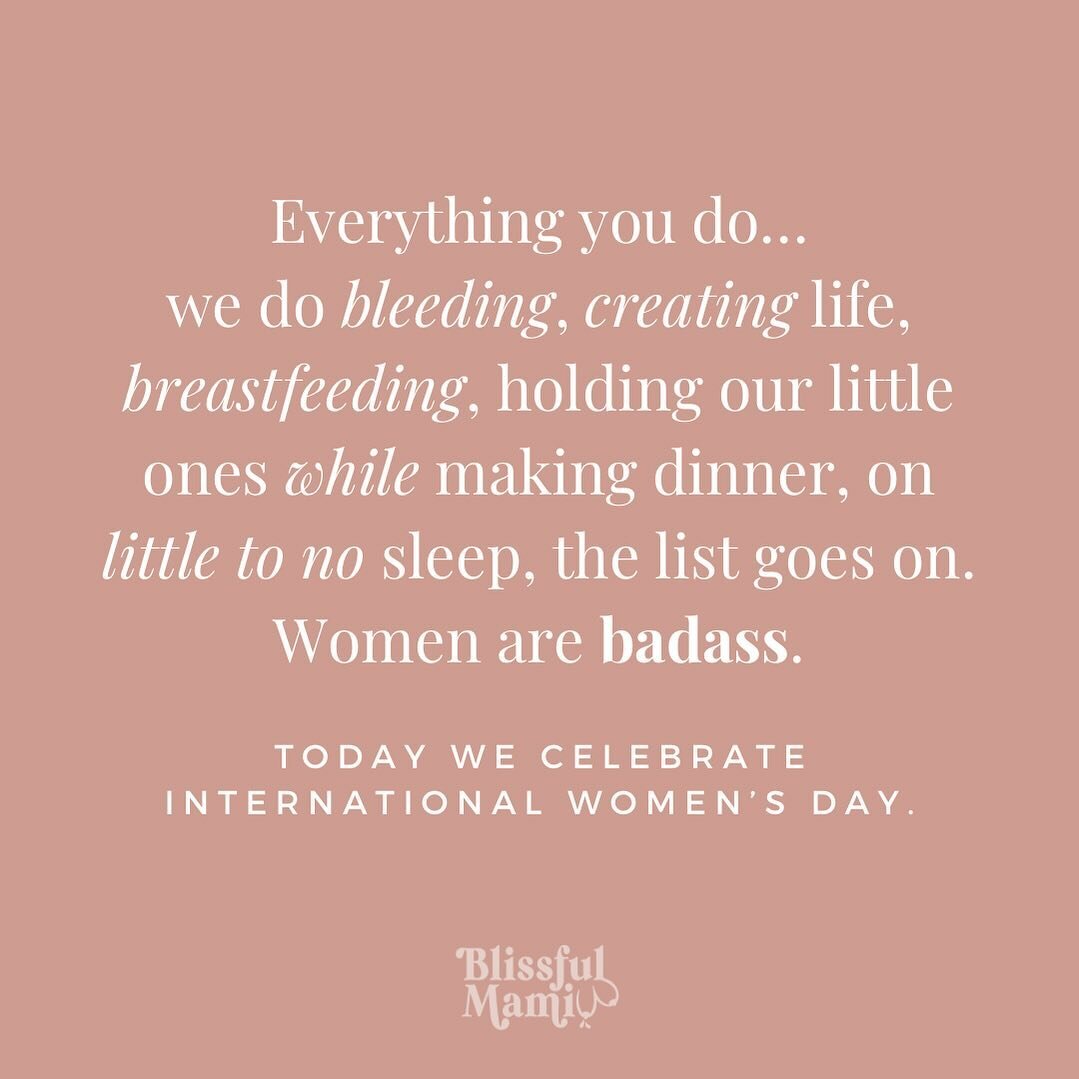 Today we celebrate #internationalwomensday 🫶🏼 I think we&rsquo;re pretty badass. We&rsquo;ve come a long way in history and we&rsquo;re raising an amazing generation. 🩷