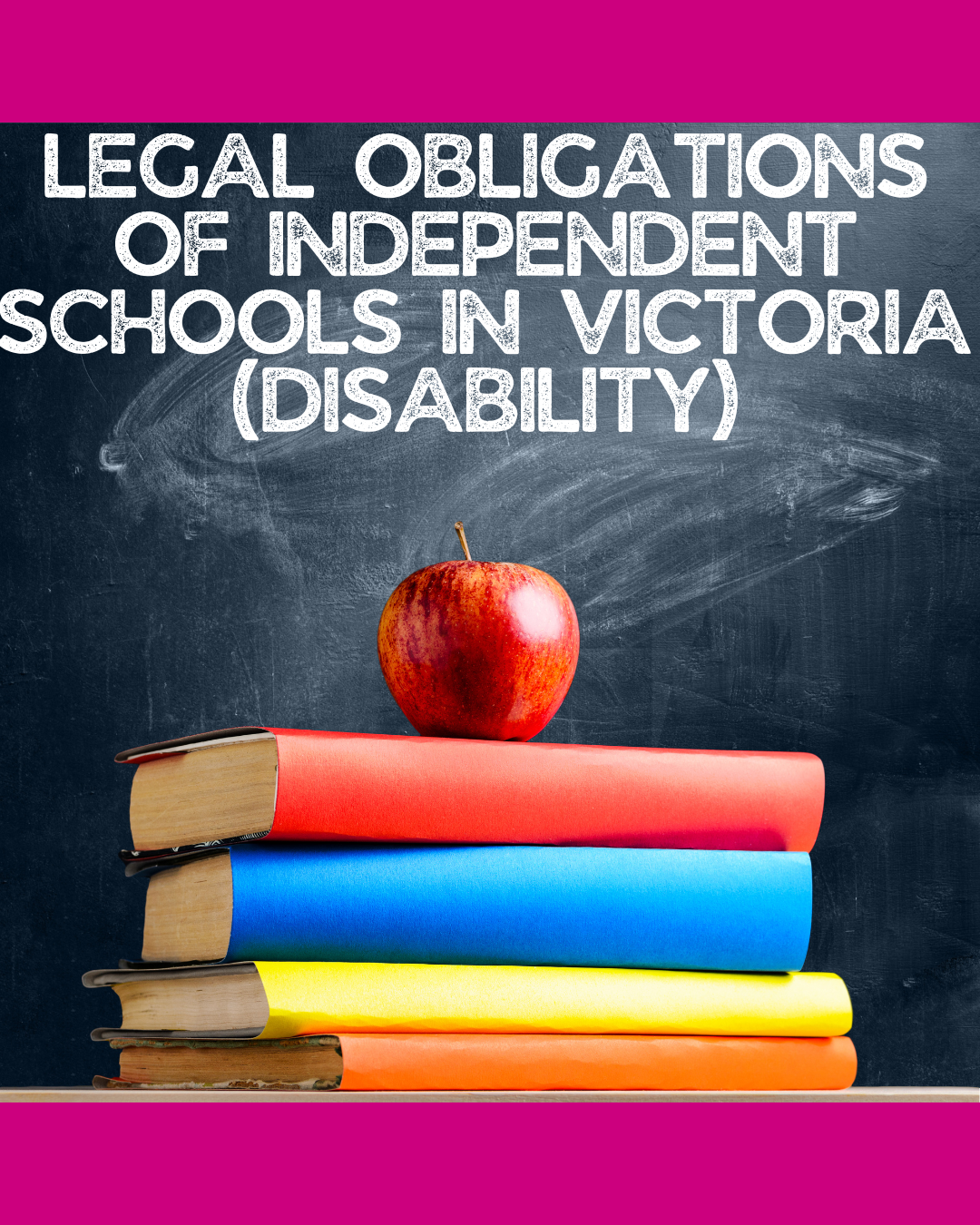 Legal Obligations of Independent Schools in Victoria.