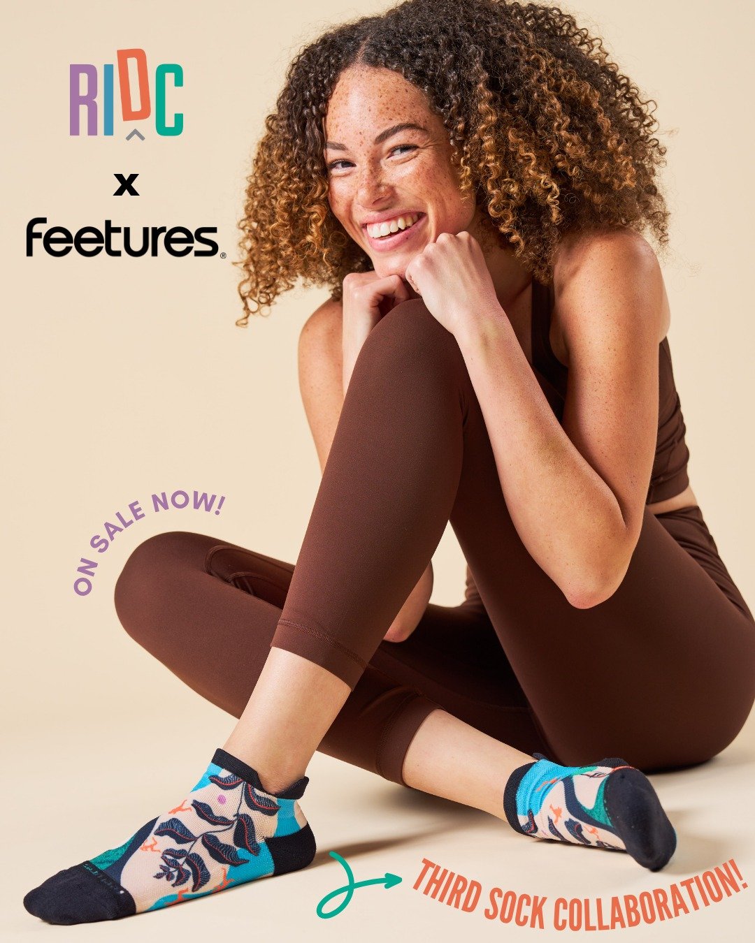 🎉 Did you hear the good news? 🎉 We've teamed up with @feetures once again for our 3rd sock collaboration called &quot;Harmony In Motion!&quot;

A portion of these socks' proceeds supports our efforts at the RIDC to unite the running industry to imp