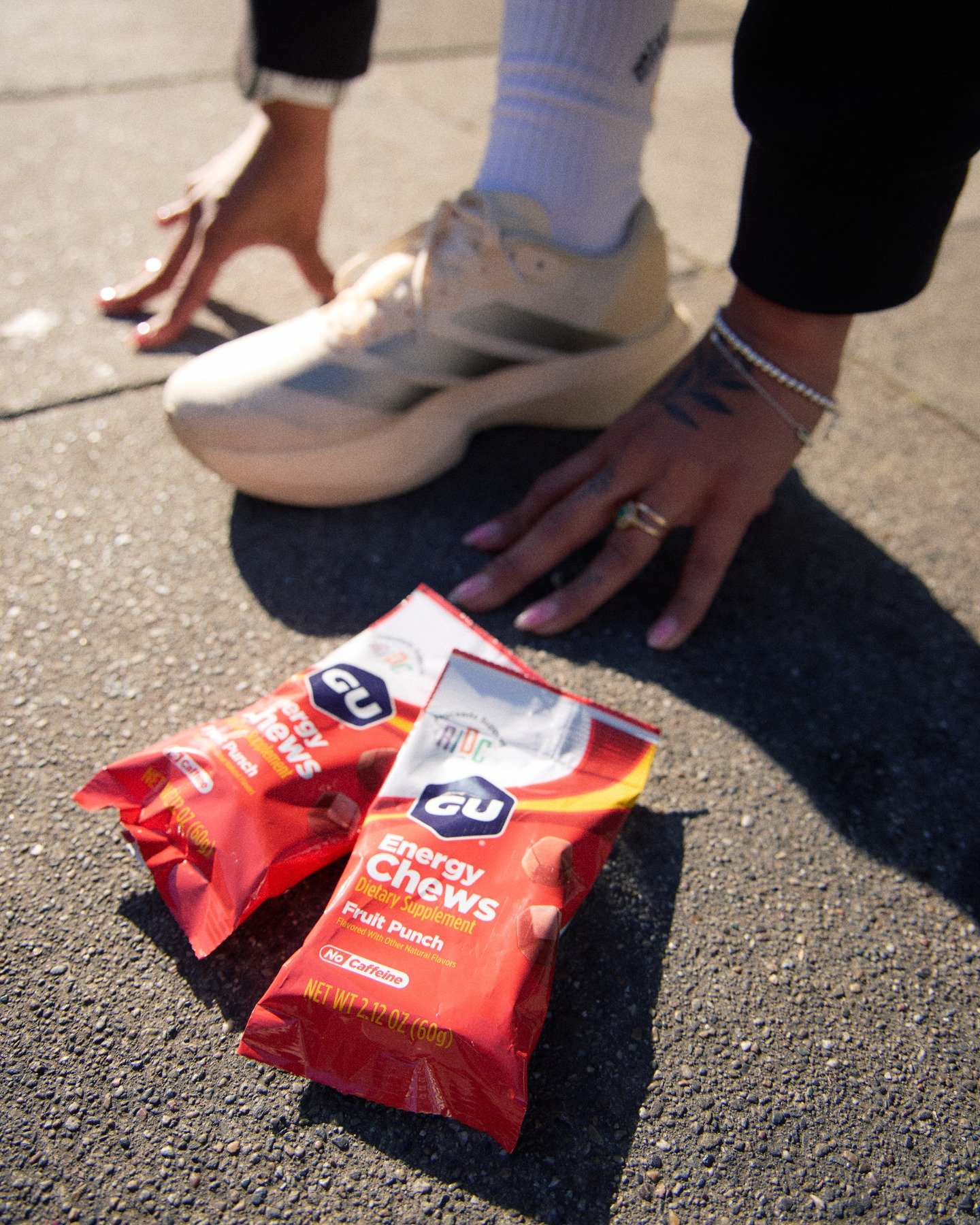 ✋ Raise your hand if you have tried the RIDC + GU Fruit Punch Energy Chews! If not, what are you waiting for?!

Fruit Punch Energy Chews features tasty bite-sized gummies packed with the key ingredients athletes need to fuel their training, racing, a