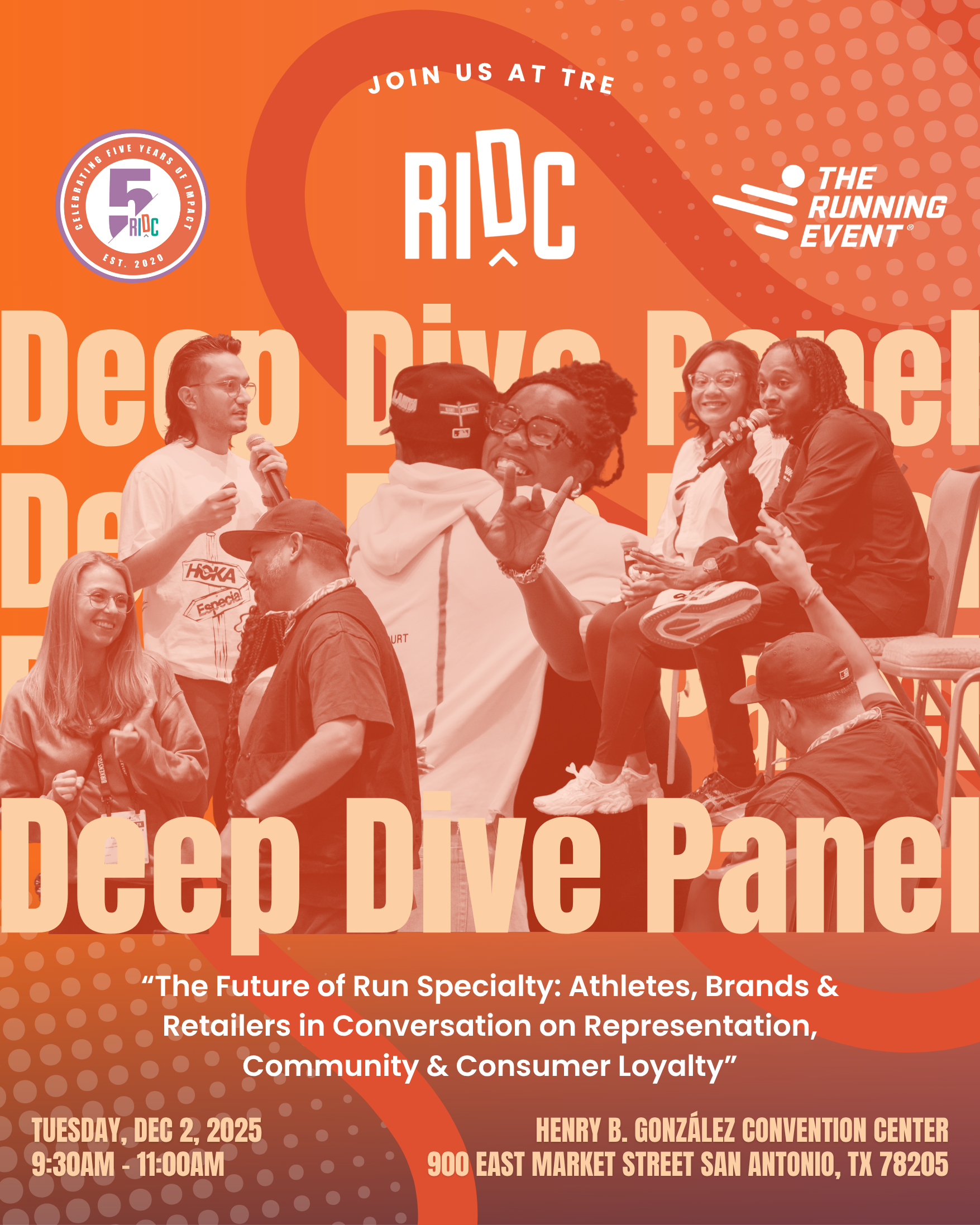 The Future of Run Specialty with Athletes, Brands &amp; Retailers, presented by RIDC at #TRE25