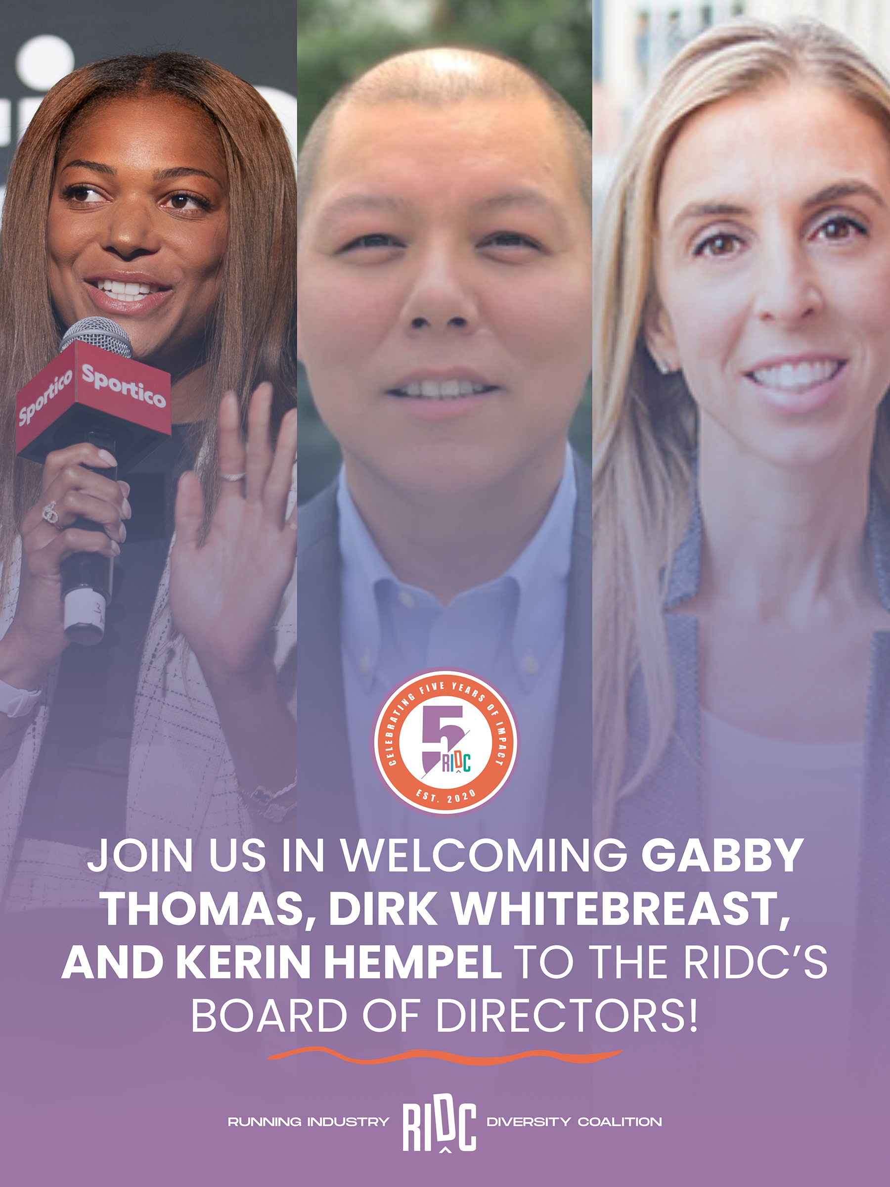 RIDC Welcomes Gabby Thomas, Dirk Whitebreast, and Kerin Hempel to Its Board of Directors