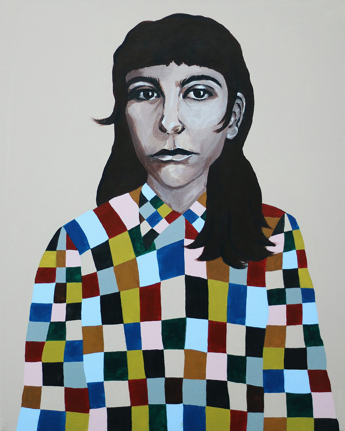 The Pattern Breaker, 2023. Acrylic on canvas, 16 x 20 in.