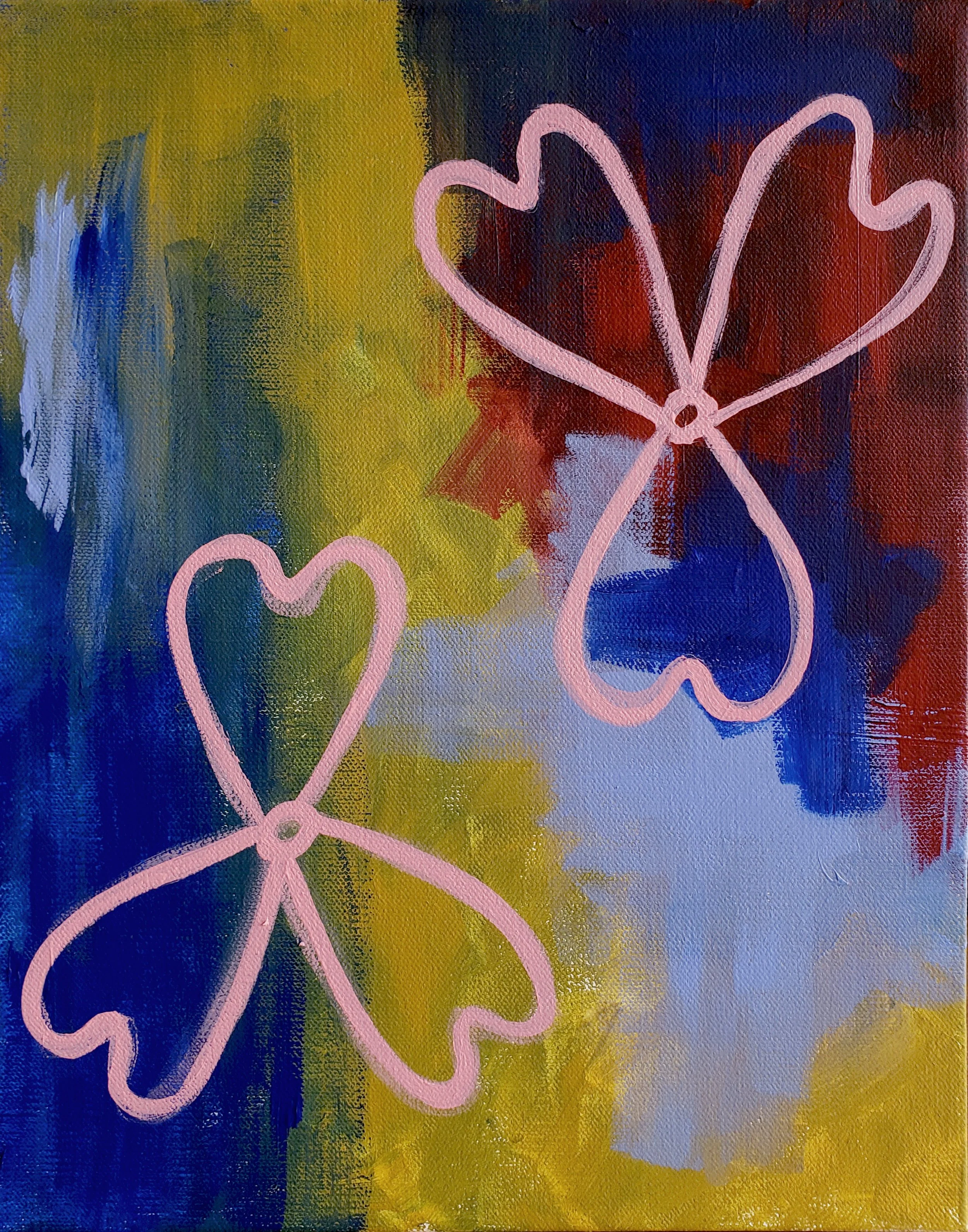 Double, 2025. Acrylic on canvas, 11 x 14 in.