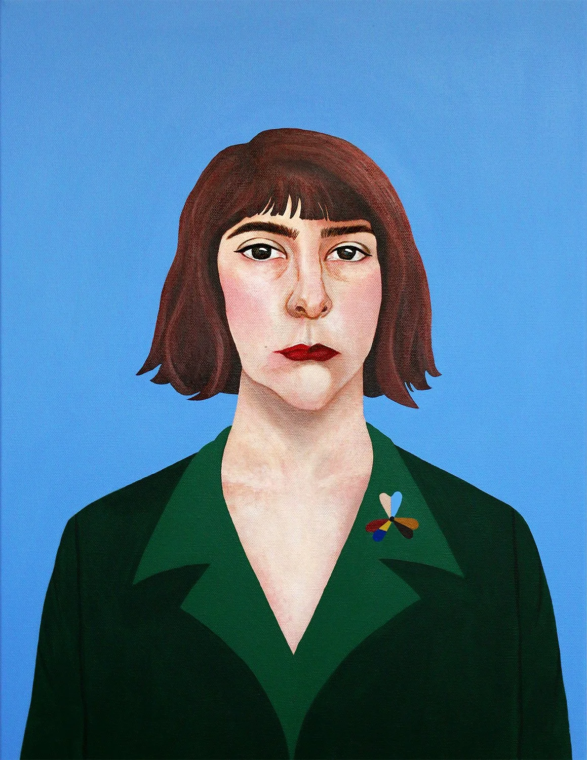 The Pattern Breaker: B-side, 2025. Acrylic on canvas, 18 x 24 in.