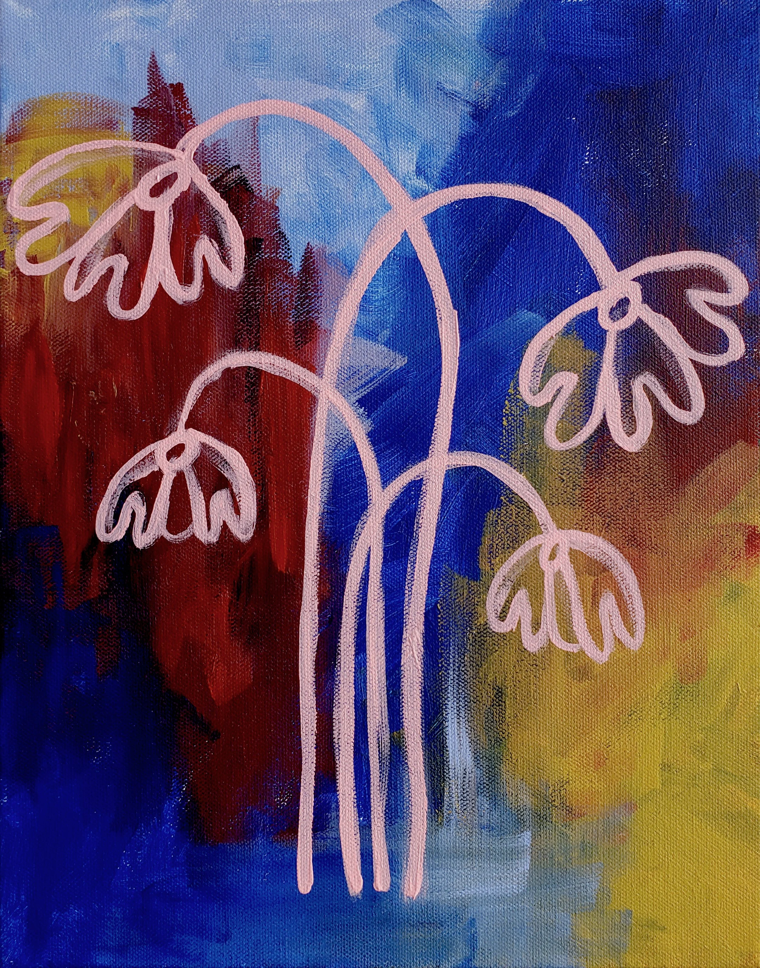 Heavy, 2025. Acrylic on canvas, 11 x 14 in.