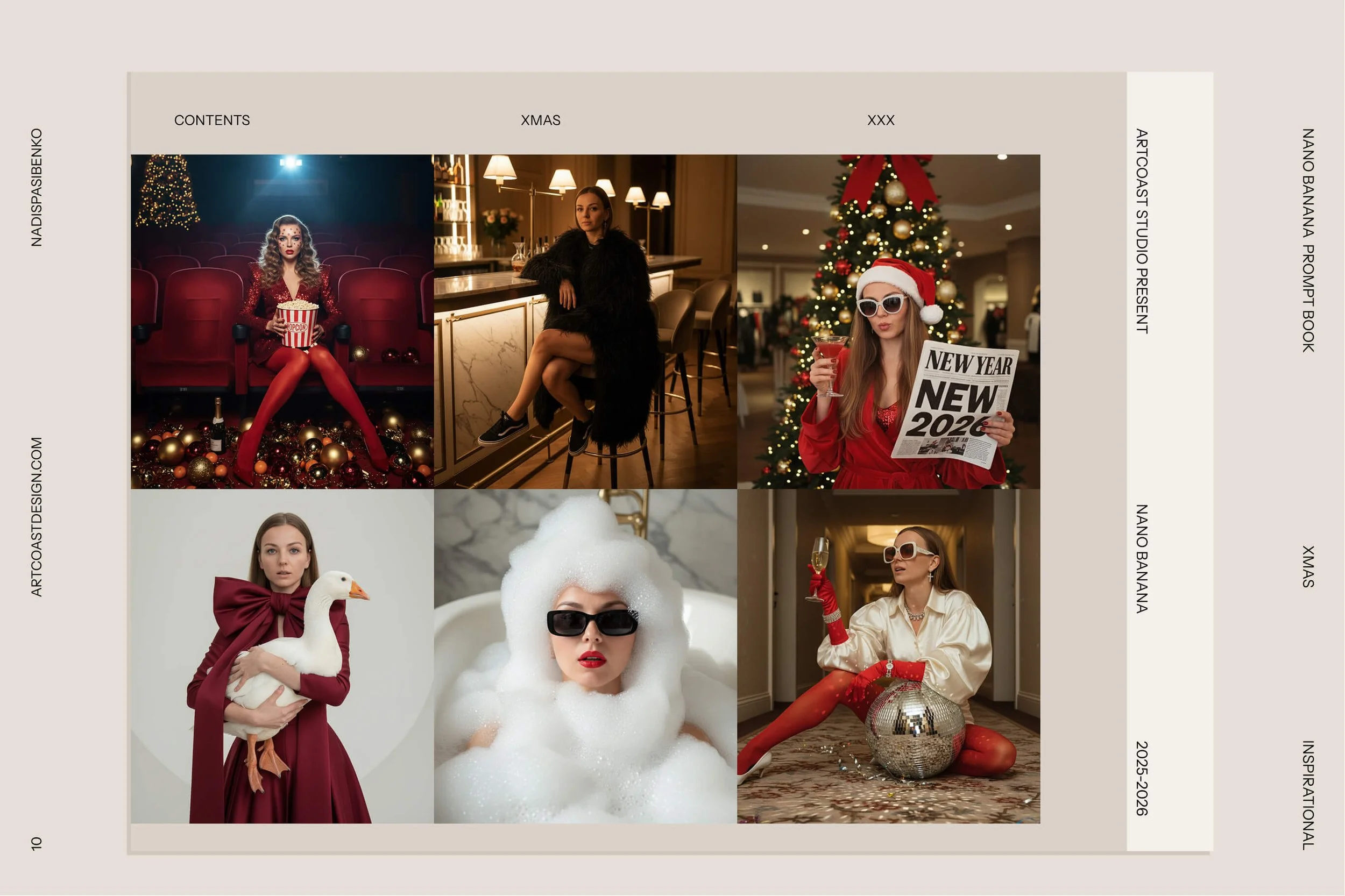 Nano Banana CHRISTMAS Prompt Pack — 100+ Cinematic Fashion Prompts