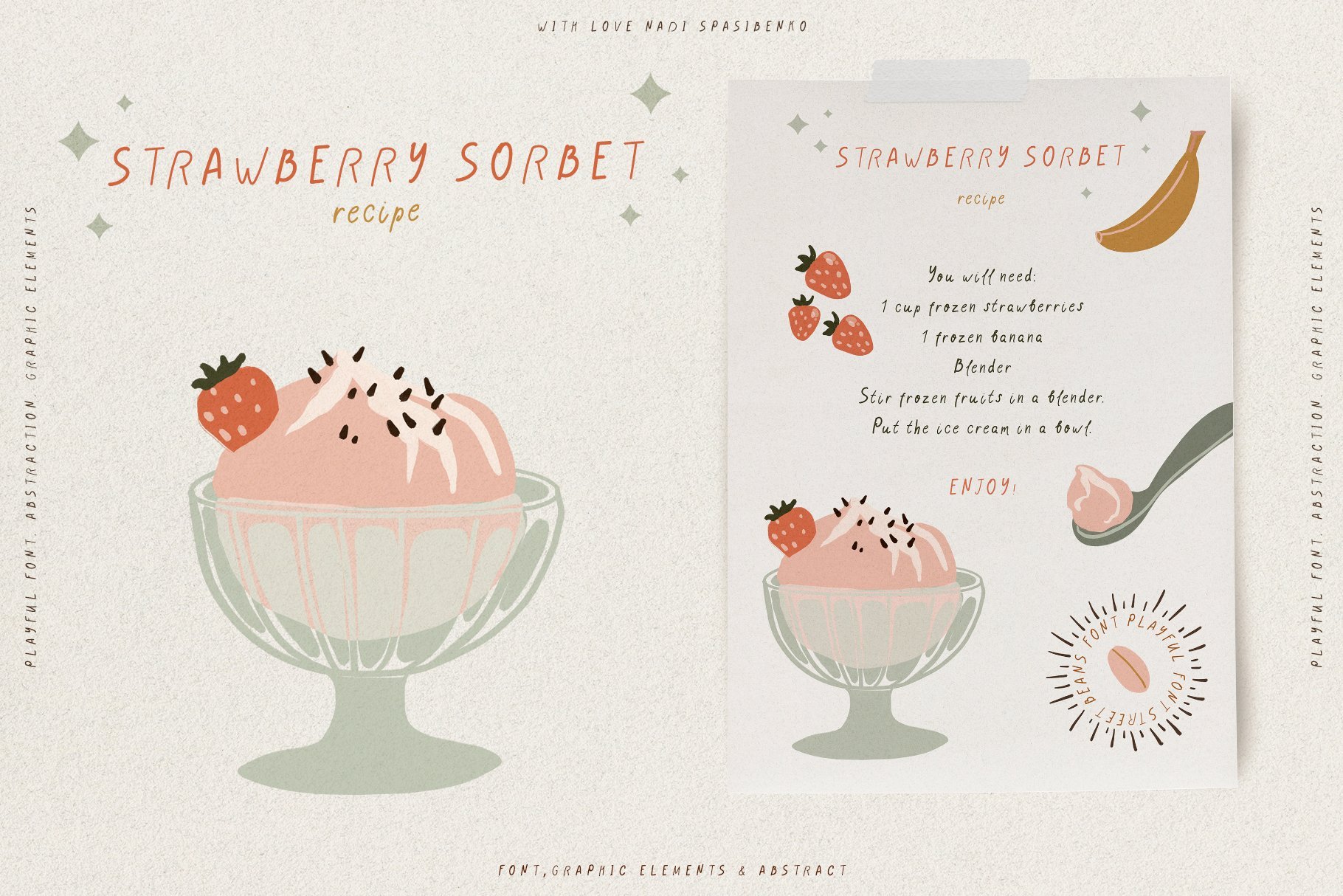 Street Beans - Fun Font & Extras