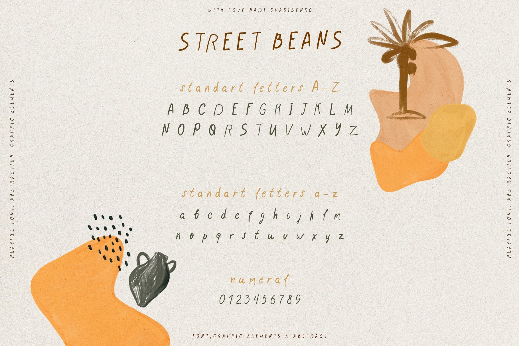 Street Beans - Fun Font & Extras