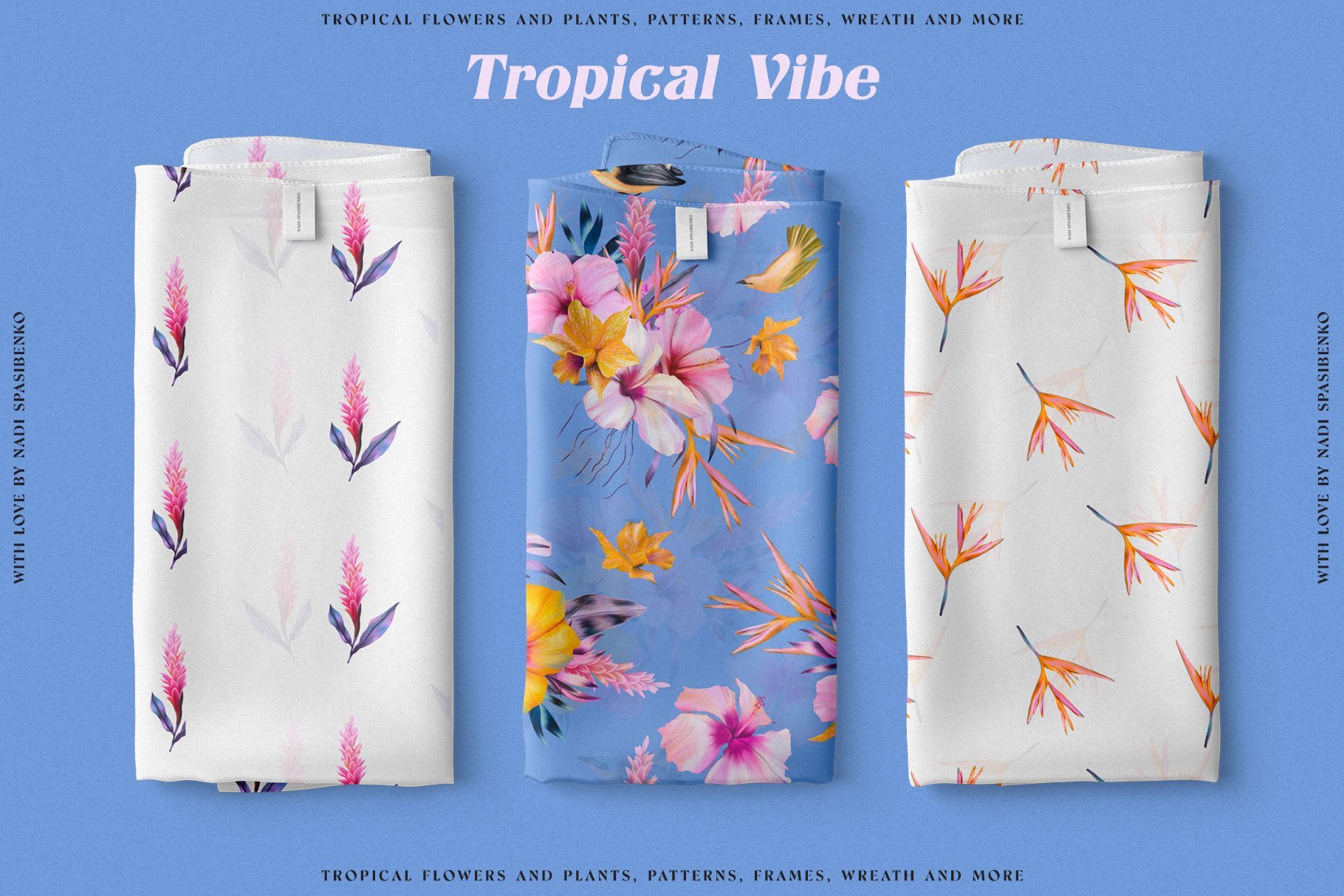 Floral Tropical Vibe - Illustration Collection