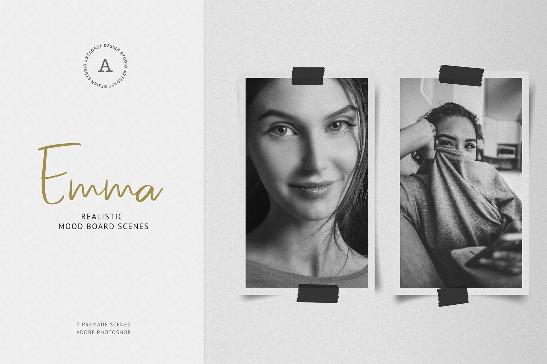 Emma — Moodboard Mockup & Scenes