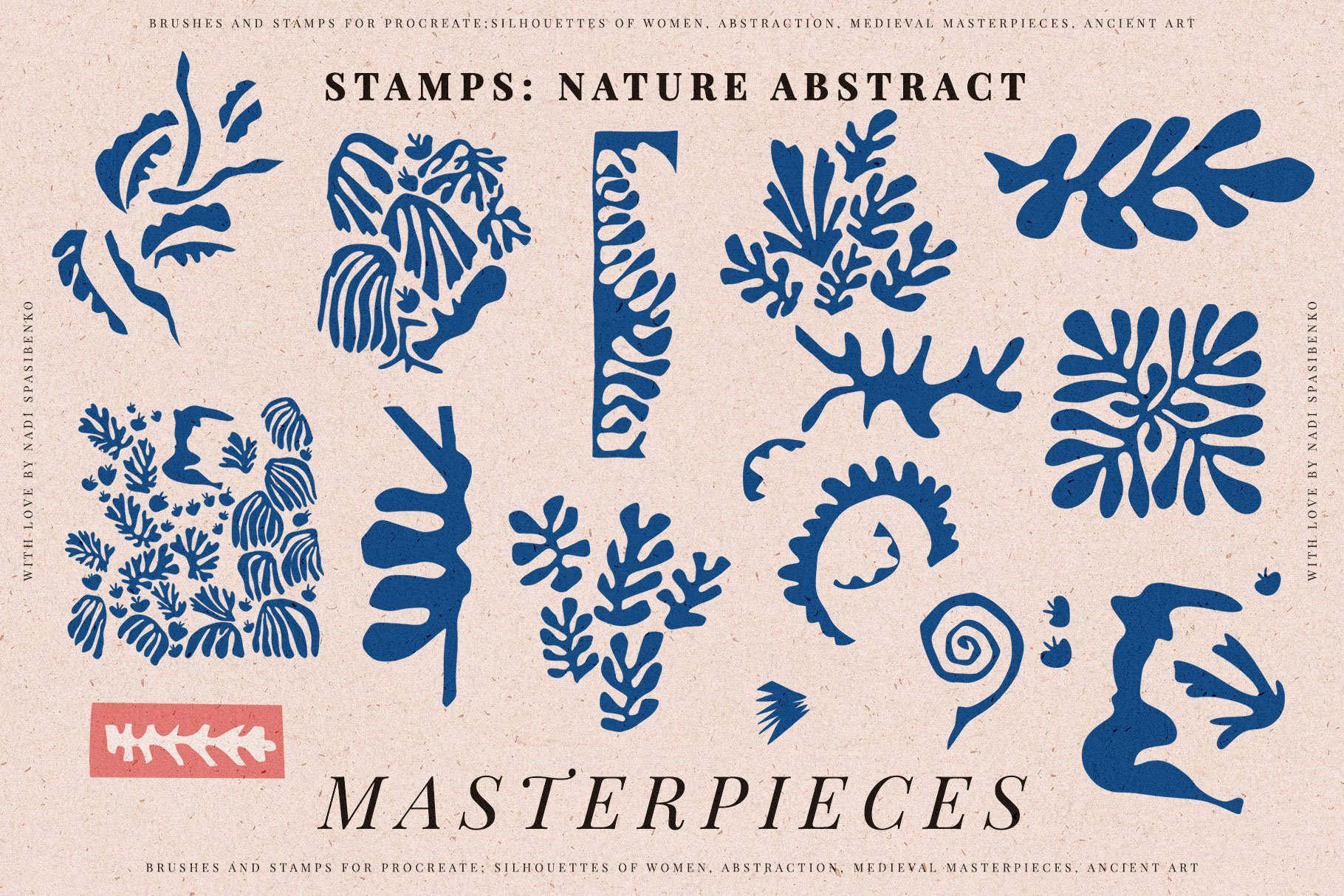 Masterpieces - Procreate, Photoshop Stamps
