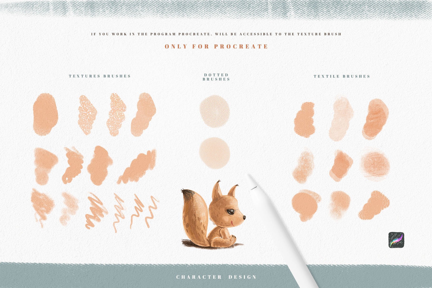 Procreate Stamps for Creating Cute Characters