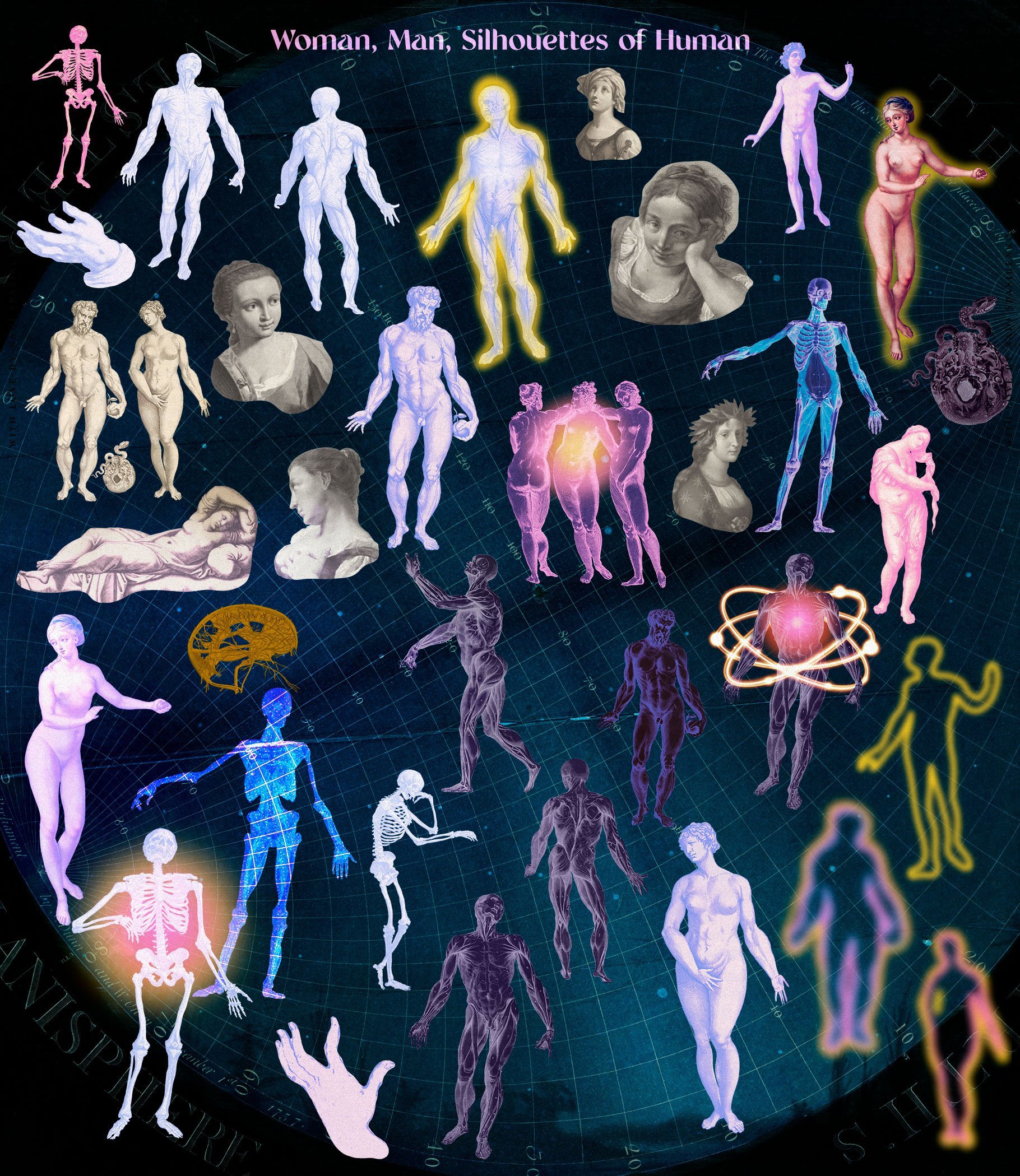 Mystical Retro Collage Maker