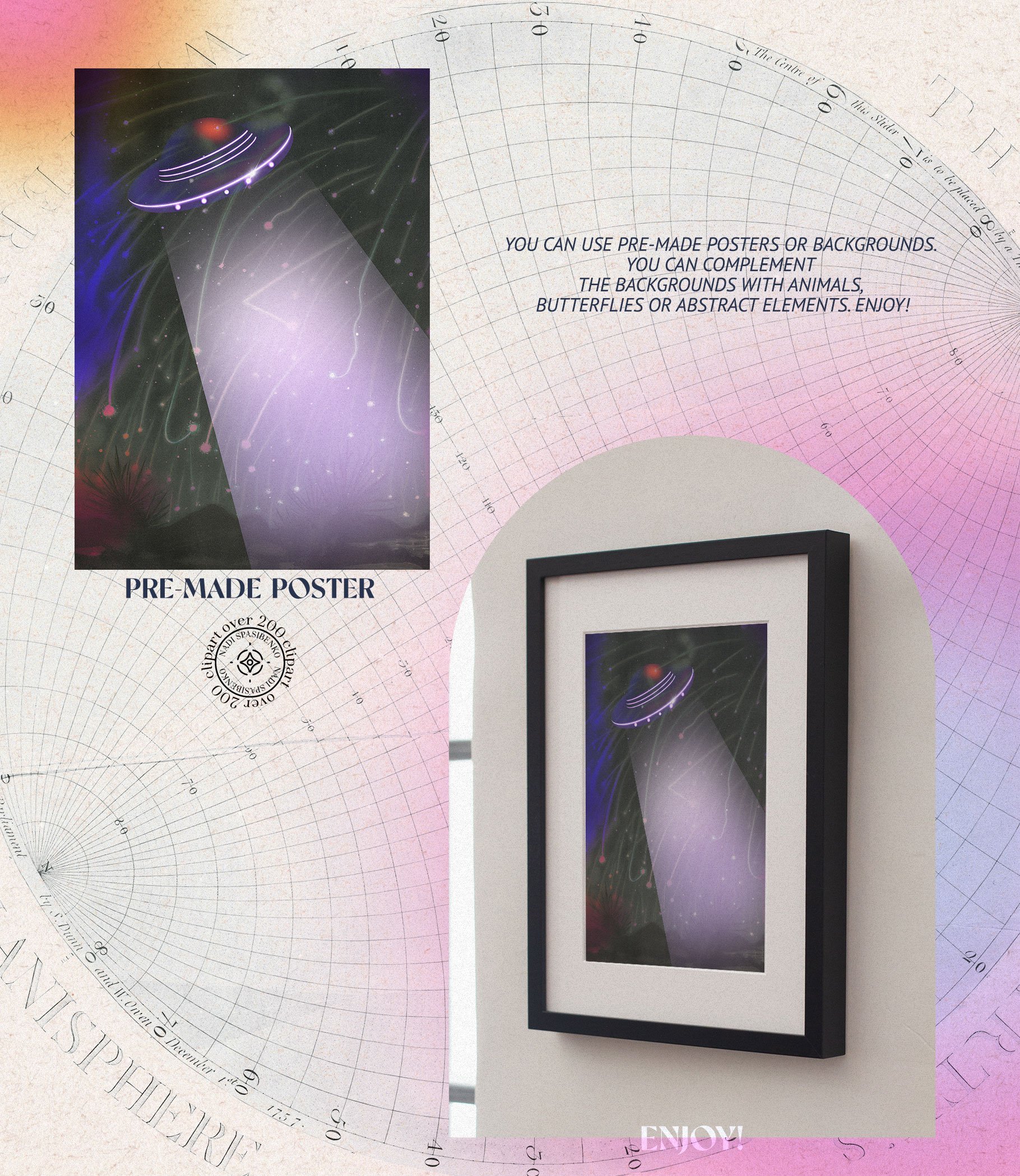Mystical Retro Collage Maker