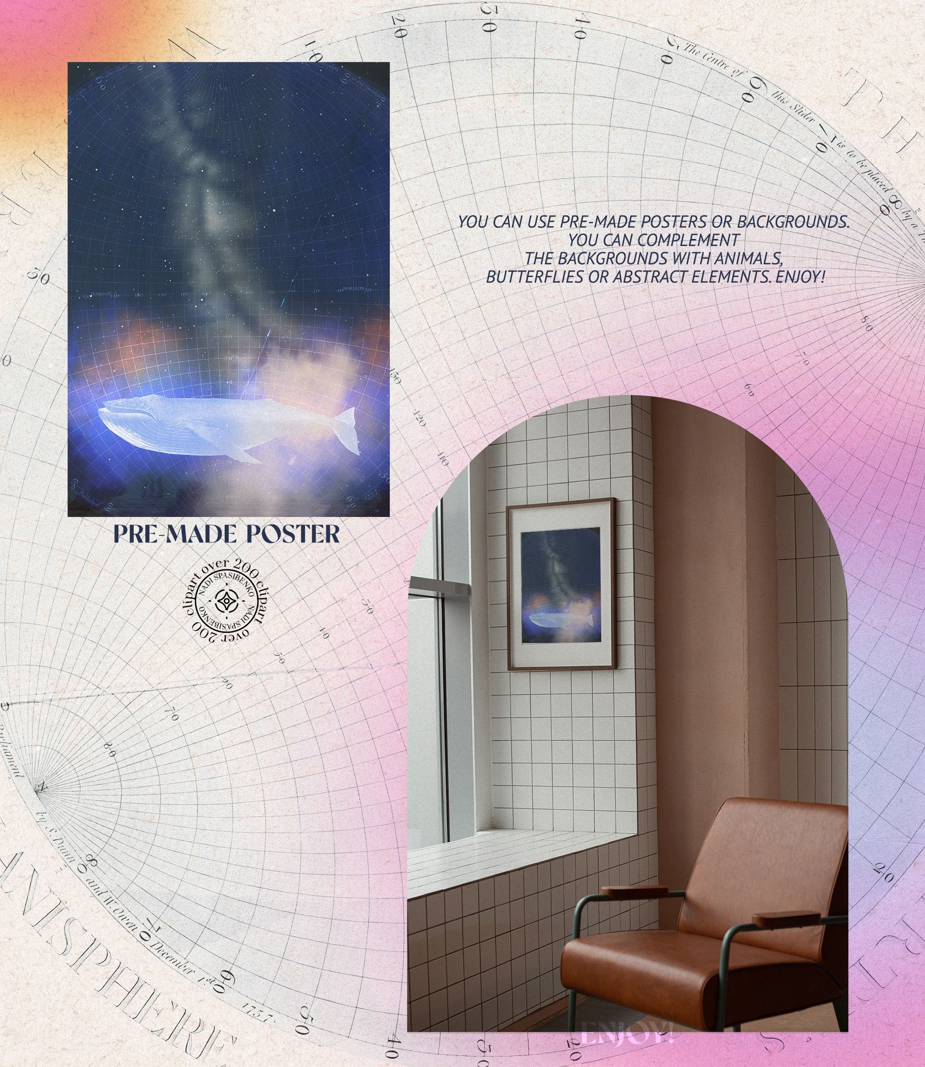 Mystical Retro Collage Maker