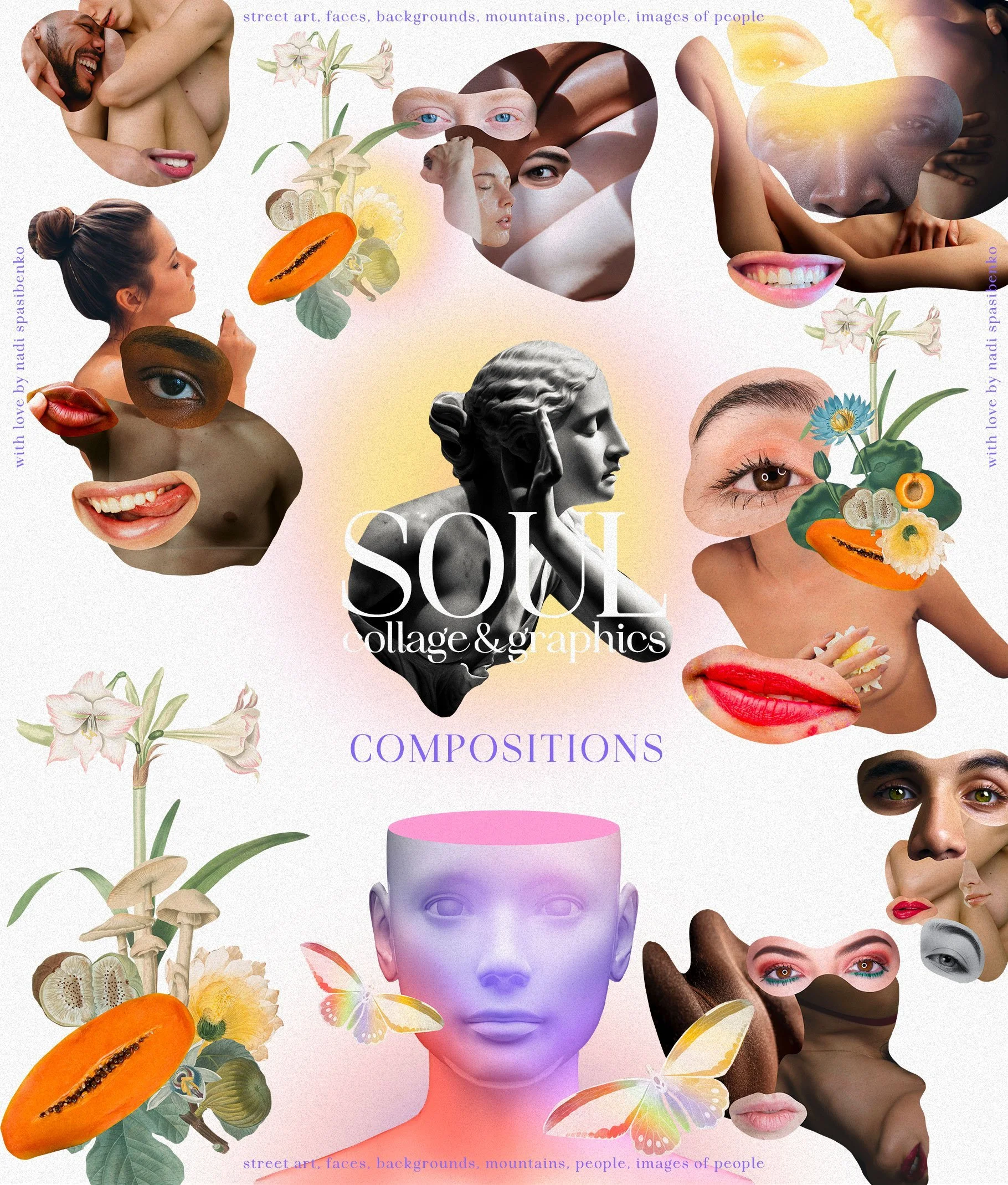 the SOUL - Collages & Graphics — Artcoast Studio