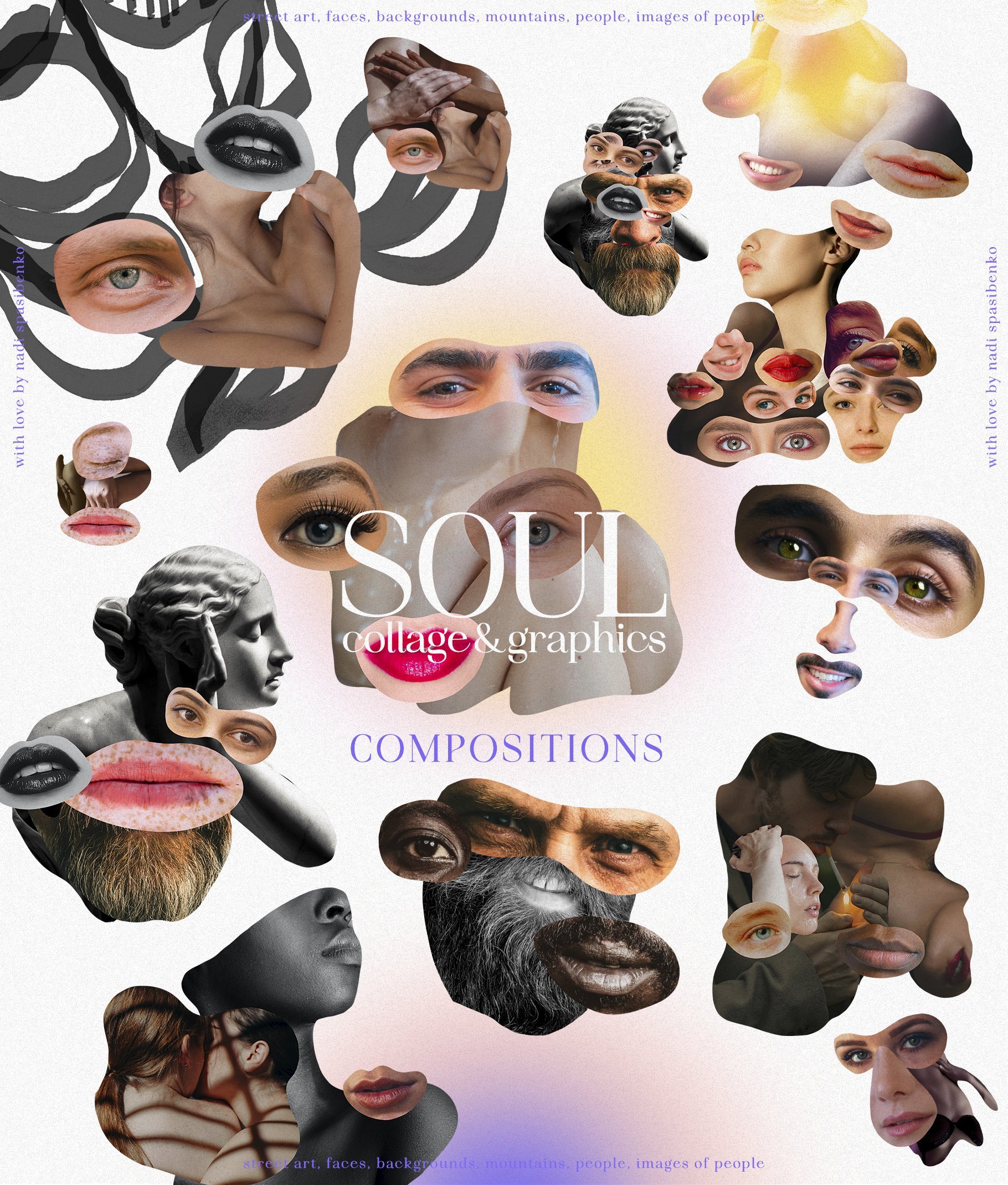the SOUL - Collages & Graphics — Artcoast Studio