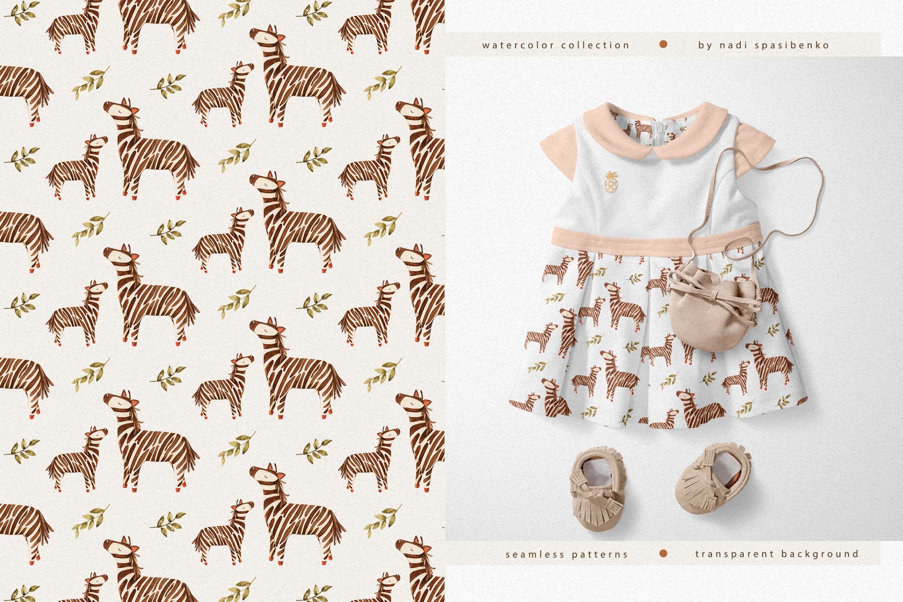Kids Fun Watercolor Patterns