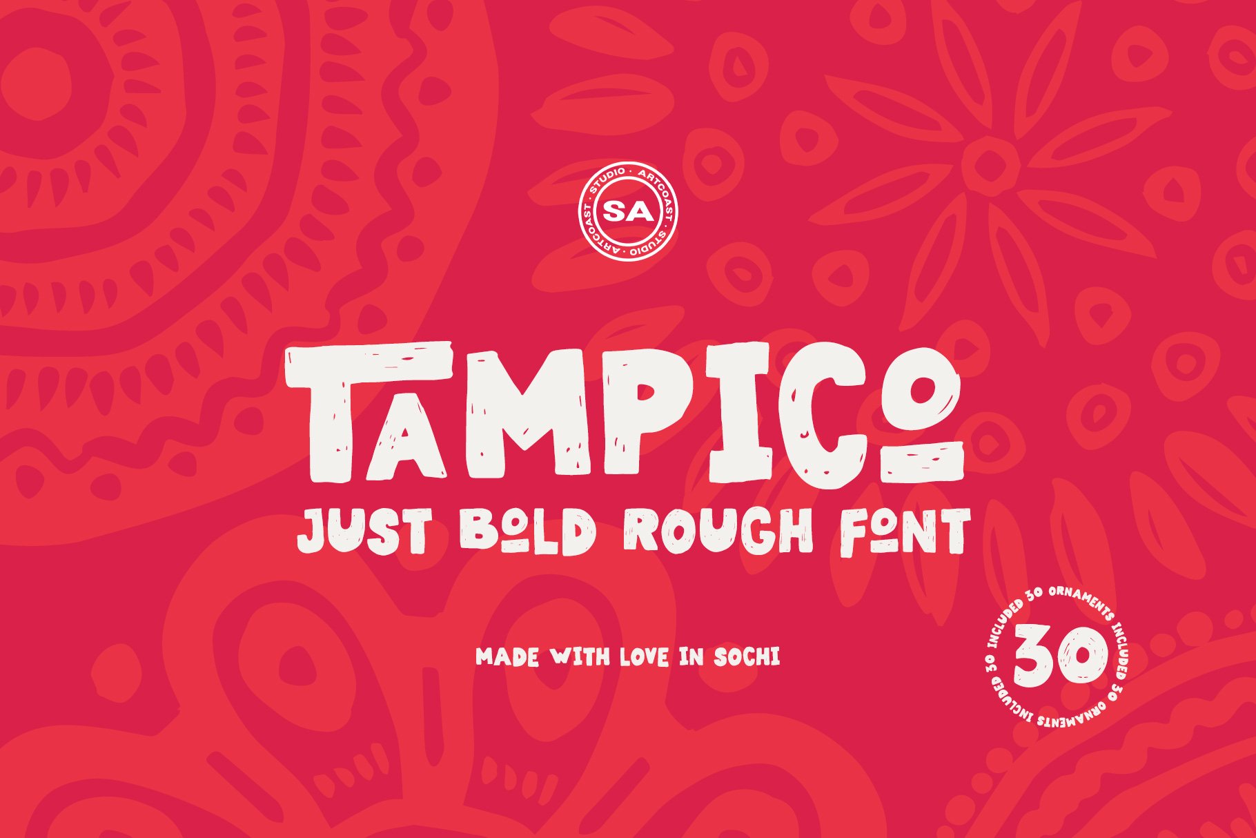 Tampico Typeface: Bold, Modern, and Versatile