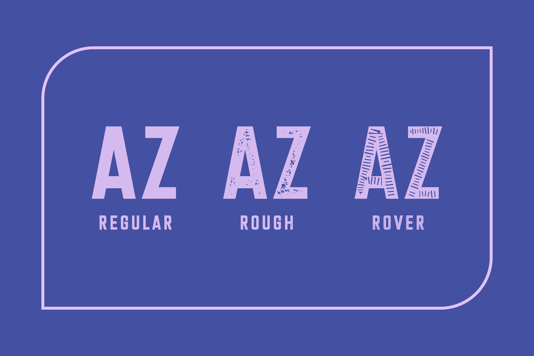 Regolith Display Typeface